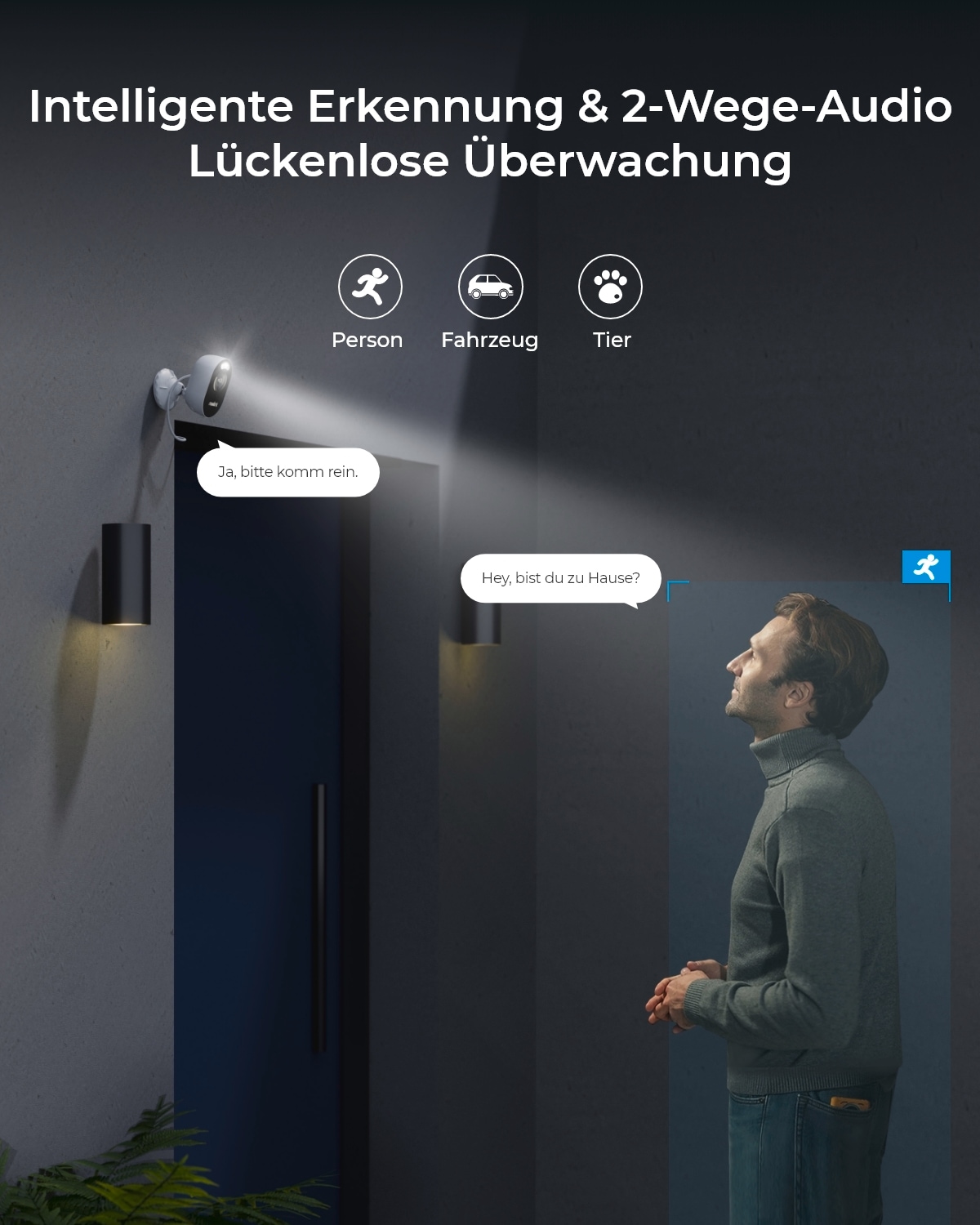 Überwachungskamera »Lumus Series E430 WiFi-Outdoor«, Außenbereich