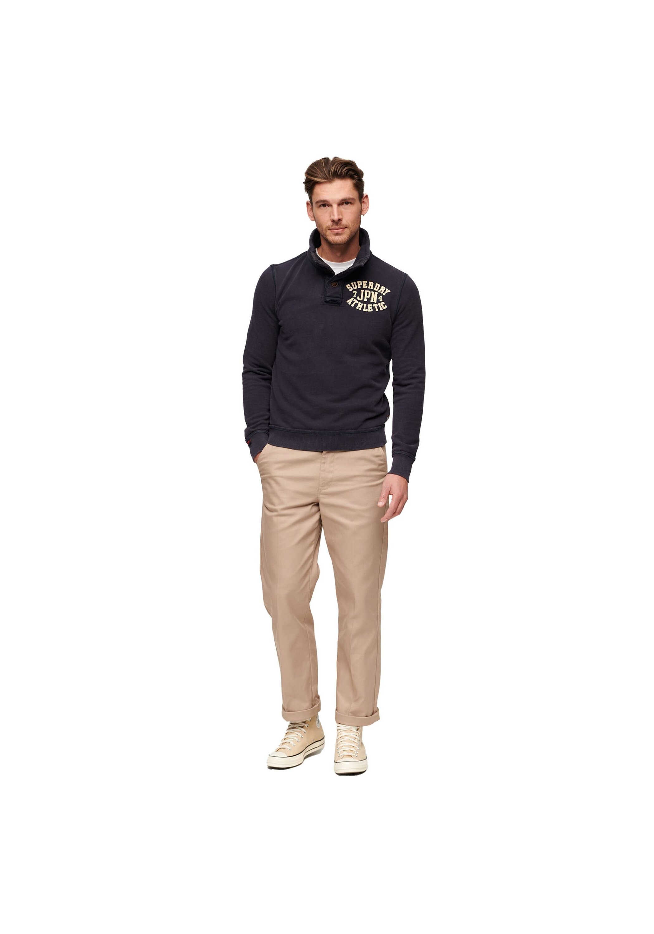 Superdry Sweatshirt »Sweatshirt Vintage Athletic Henley Jumper«