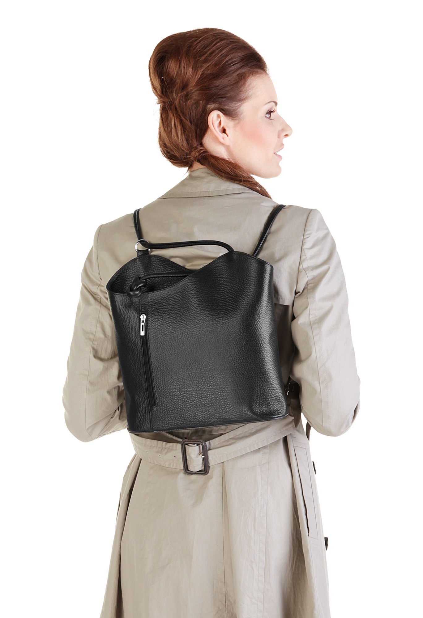 Cluty Cityrucksack echt Leder, Made in Italy günstig online kaufen