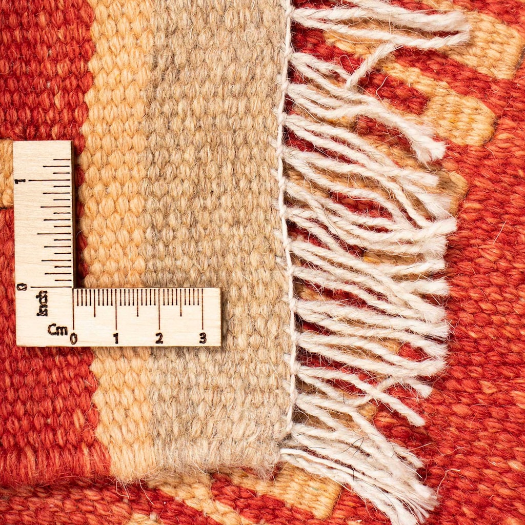 Wohnen Teppiche morgenland Wollteppich »Kelim Fars Durchgemustert 243 x 167 cm«, rechteckig, 0,4 mm Höhe, Wendeteppich mehrfarbi