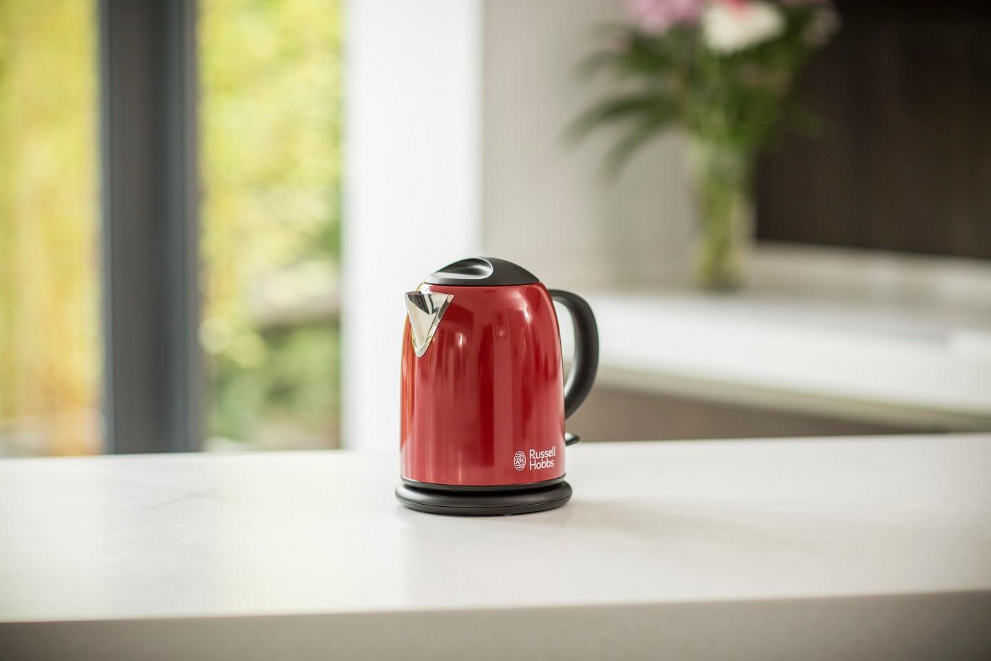 RUSSELL HOBBS Wasserkocher »Colours Plus rot 24992-70«, 1 l, 2400 W