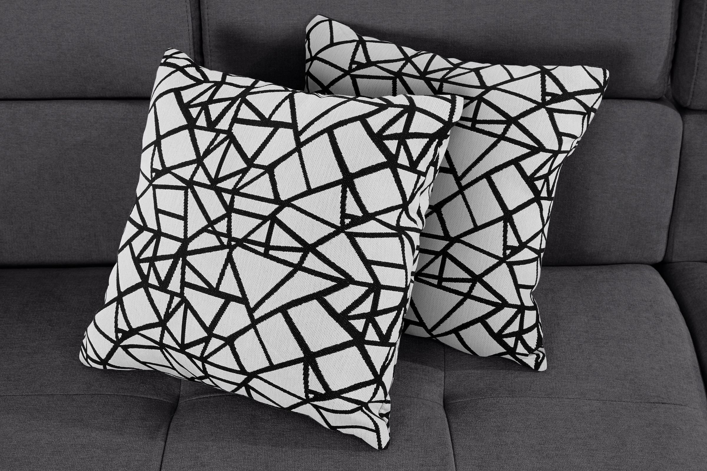 COTTA Ecksofa »Mia L-Form«, 3-tlg.-Kissen-Set, Recamiere, wahlweise mit oder ohne RGB-Beleuchtung