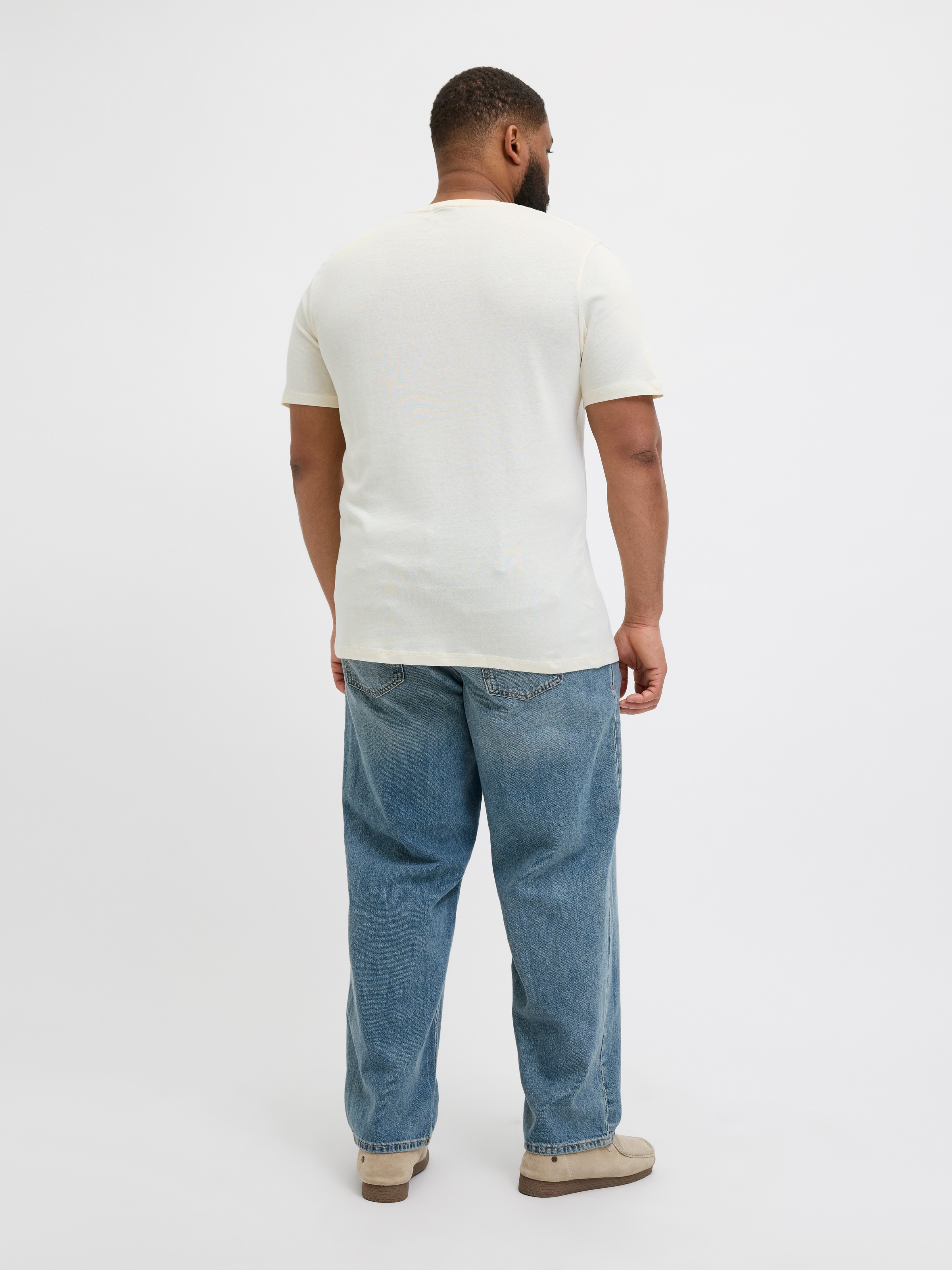 Jack & Jones PlusSize Print-Shirt »JORALMERIA BOLD BRANDING TEE SS CN PLS«, mit Logo Print