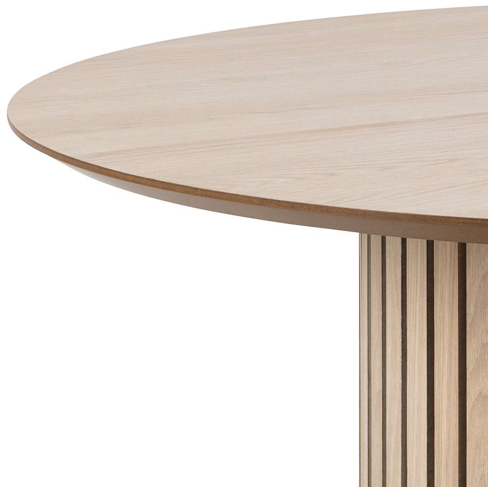 Actona Group Linley Esstisch Weiß Pigmentiert Eiche 120cm 2