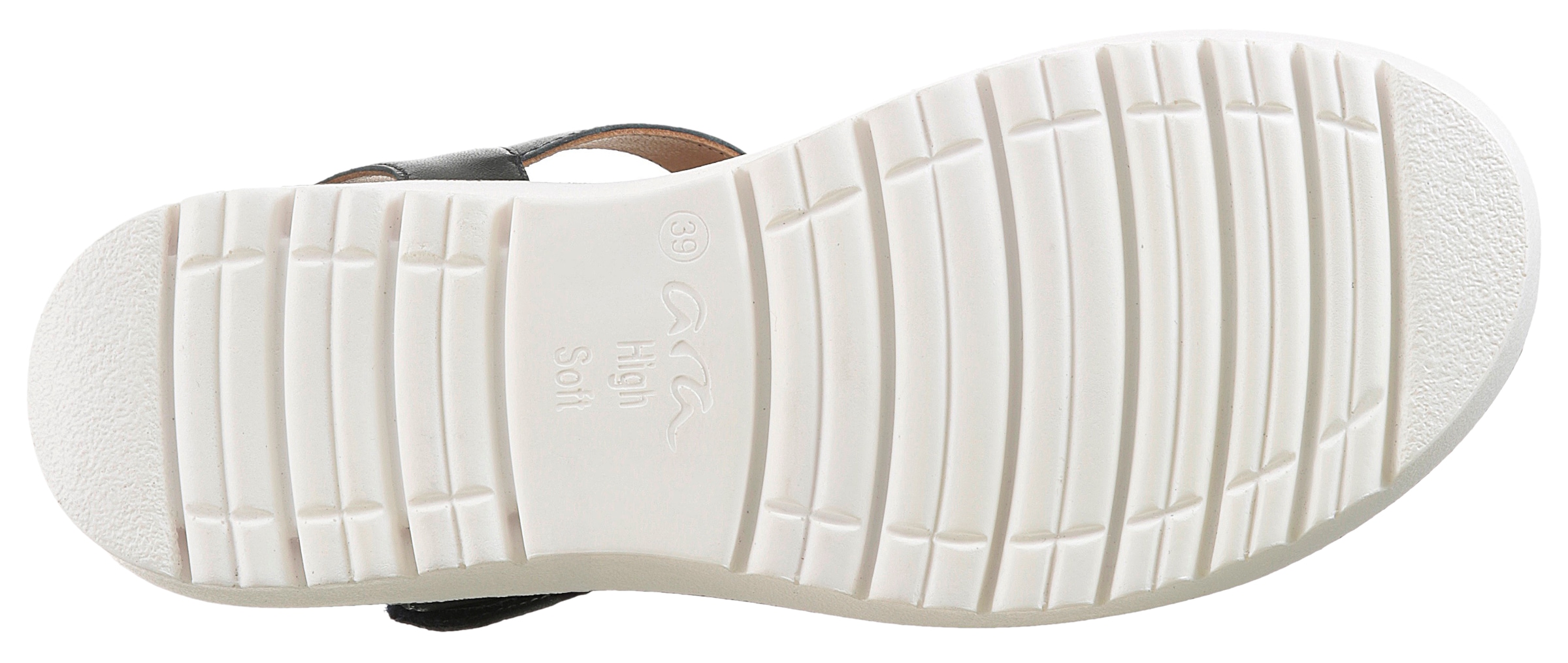 Ara Sandalette »BILBAO«, Sommerschuh, Sandale, Keilabsatz, Klett, Weite G (weit)