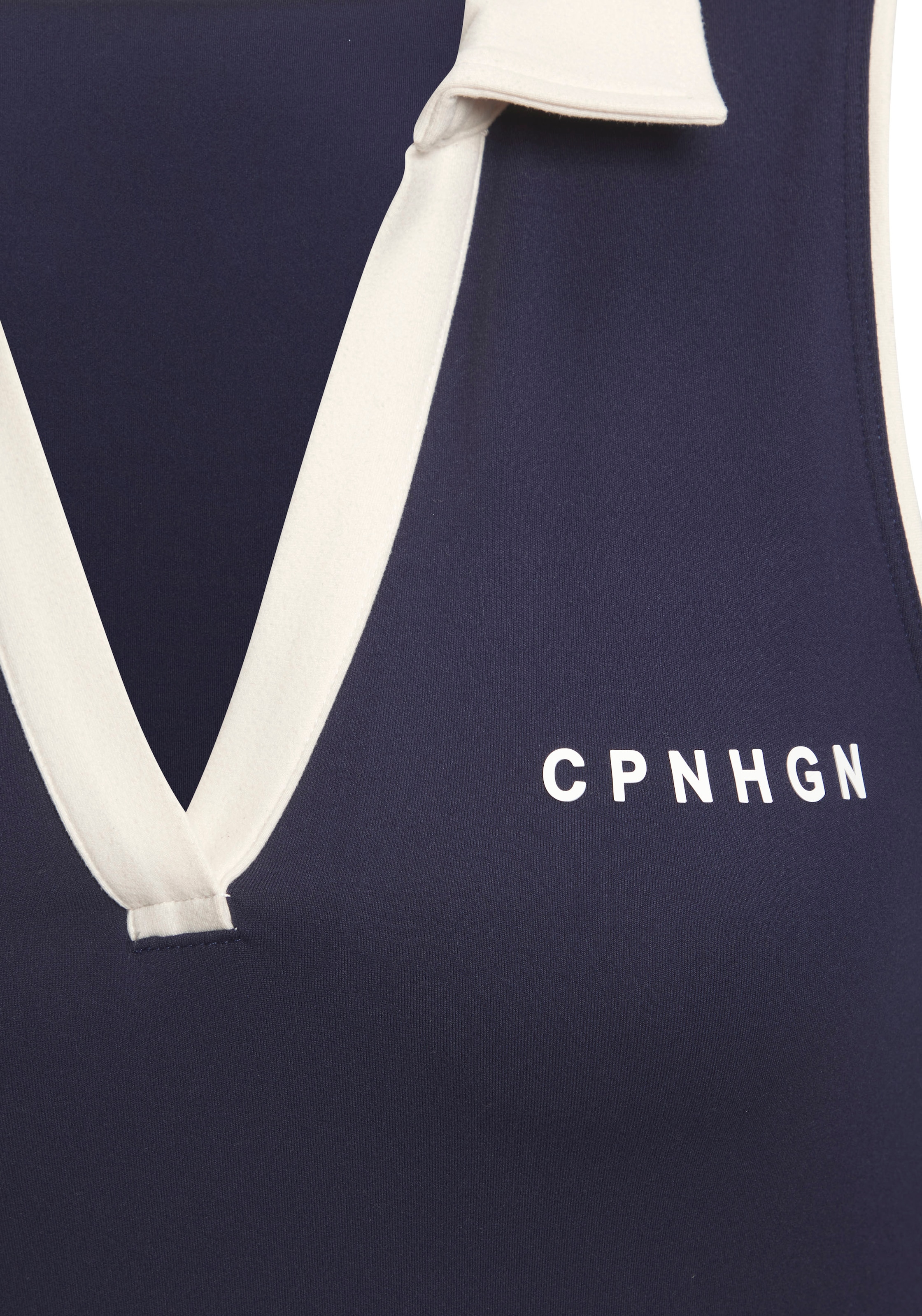 Copenhagen Studios Poloshirt, mit seitlichen Kontraststreifen