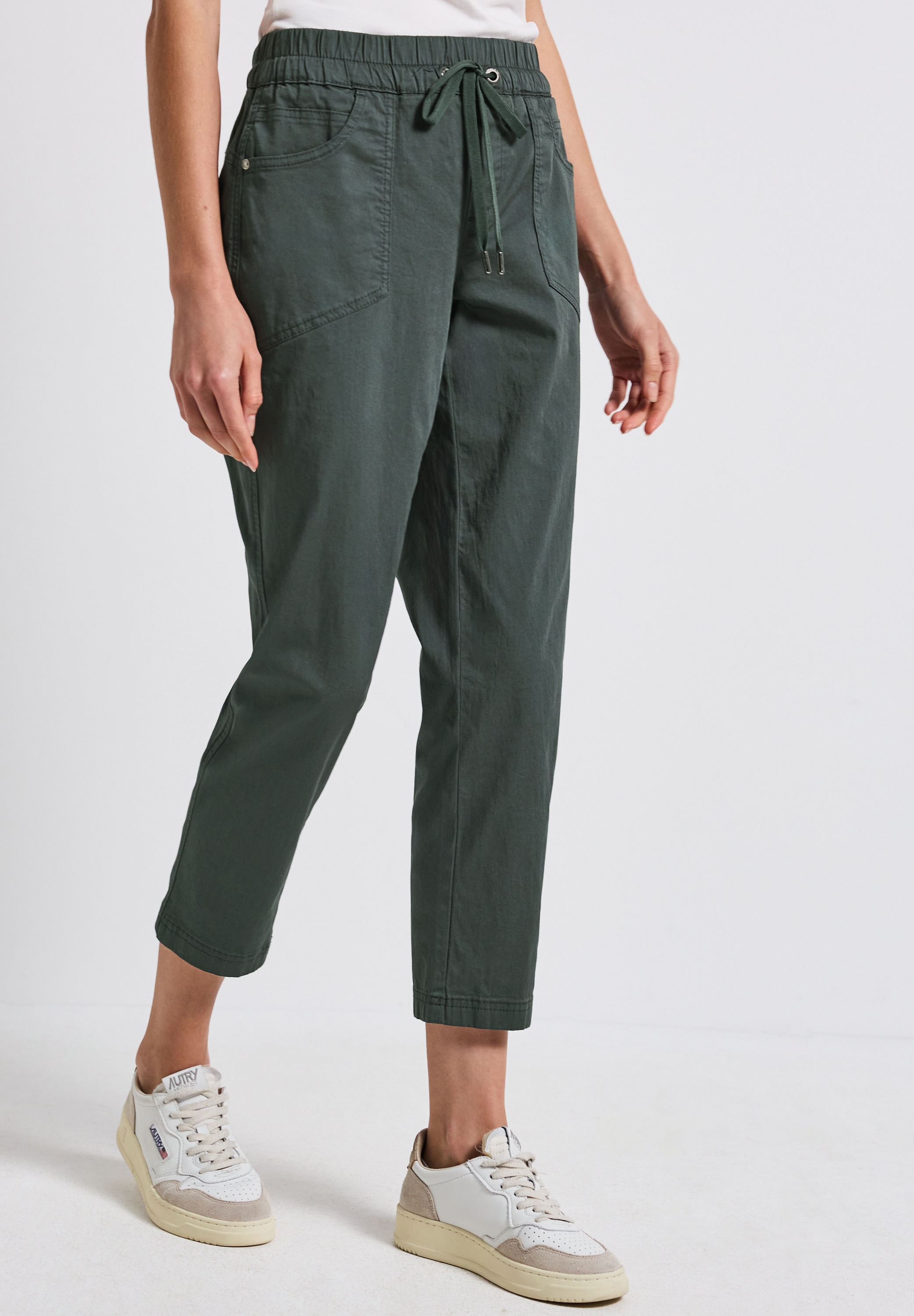 STREET ONE Röhrenhose, mit Elastikbund günstig online kaufen