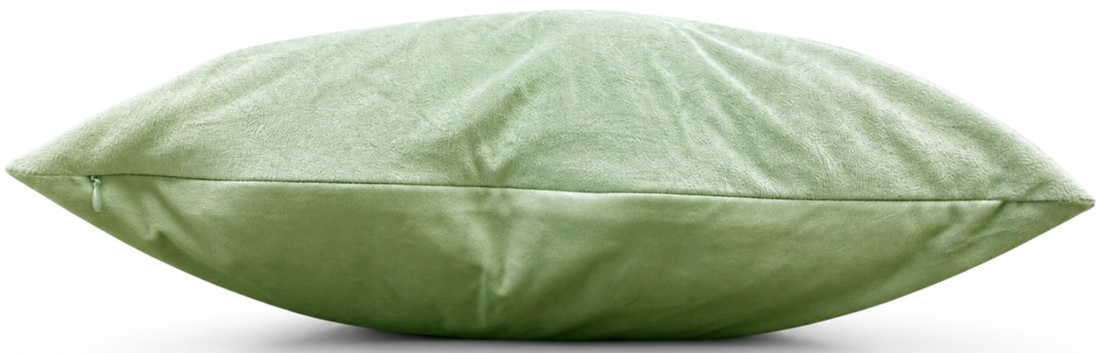 OTTO home Dekokissen »VELVET, 1 Stk., Beiges Samt, Uni-Style - Kissenhülle ohne Füllung« Kissenhülle (50 x 50 cm), ohne Füllung, mit Reißverschluss