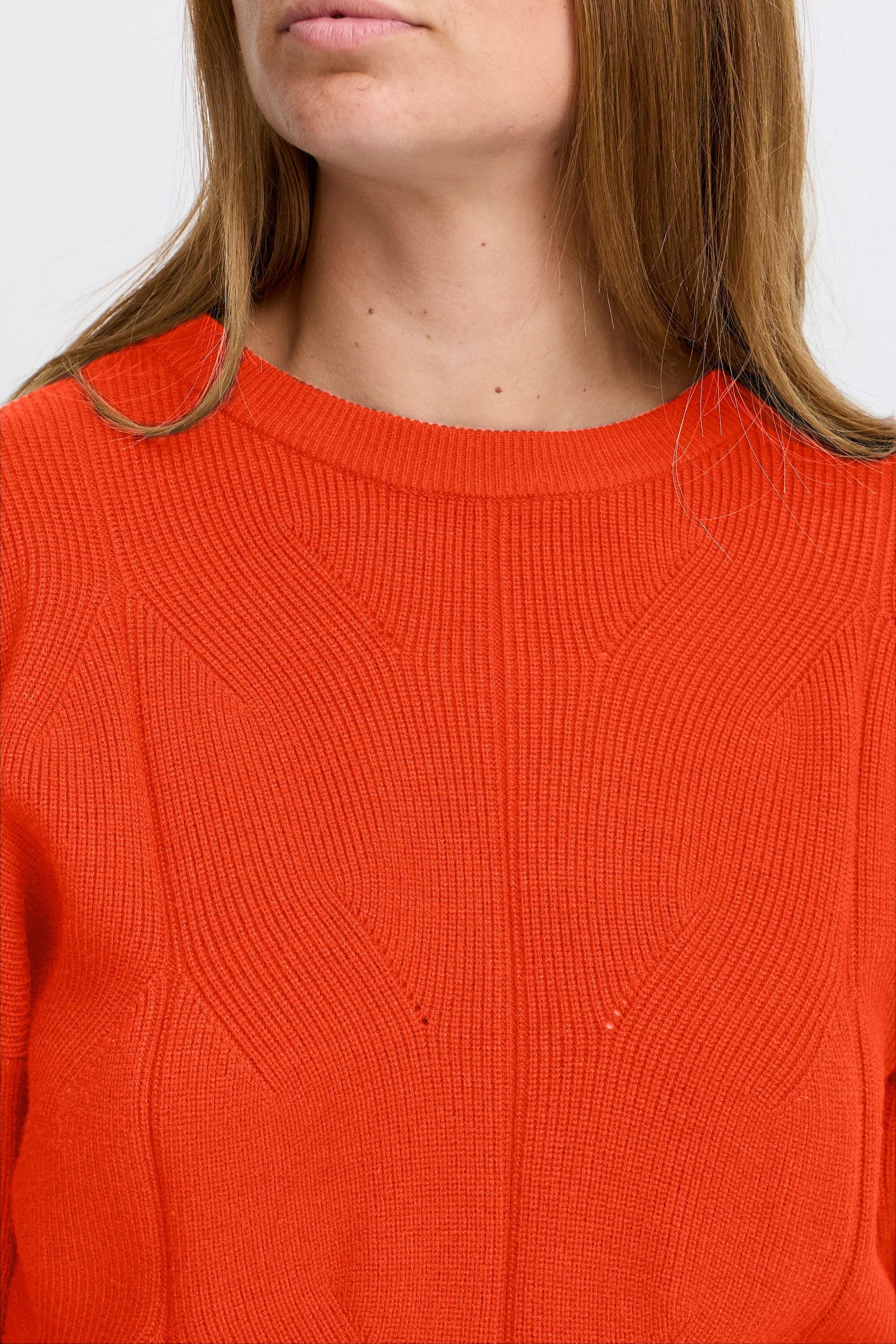 Ichi Strickfleece-Pullover »Strickpullover IHBoston«