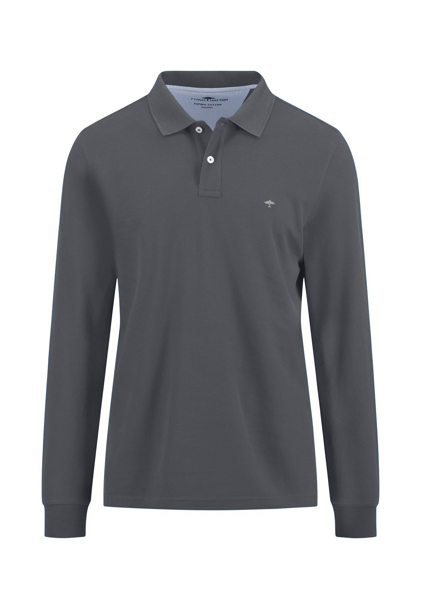 FYNCH-HATTON Langarmshirt mit Logo Stickerei