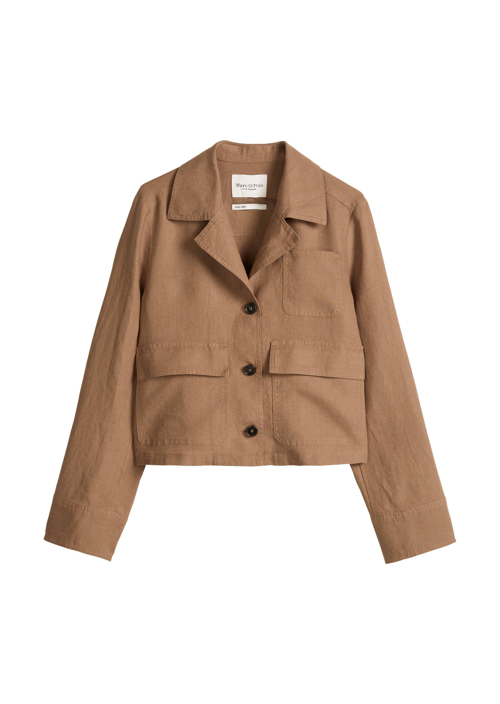 Marc O'Polo Kurzjacke »mit aufgesetzten Taschen« ohne Kapuze