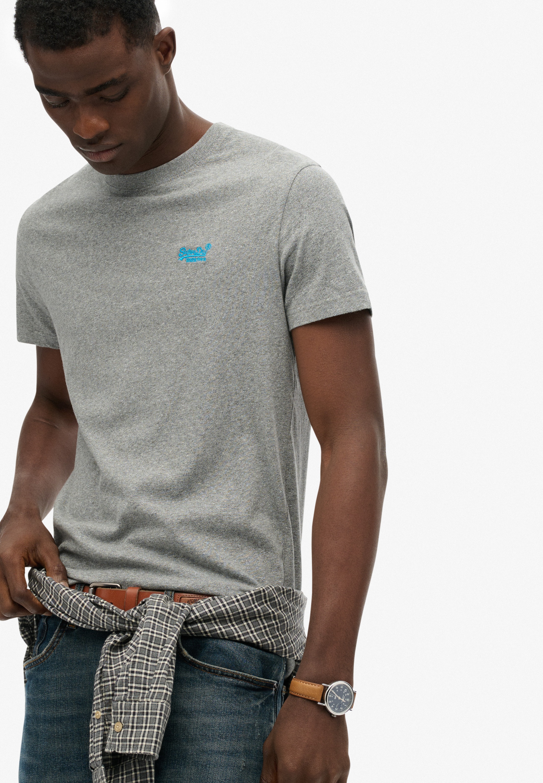 Superdry Rundhalsshirt "ESSENTIAL LOGO EMB TEE" günstig online kaufen