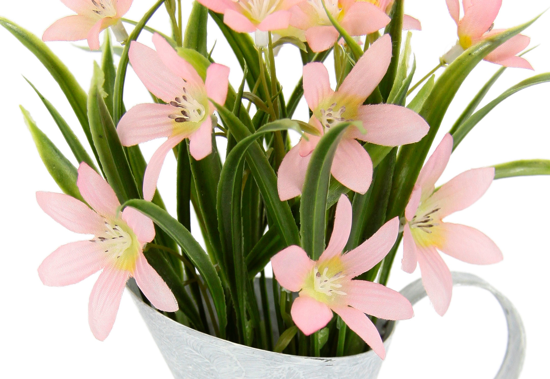 I.GE.A. Kunstblume »Sternblume«, In Kanne, aus Metall