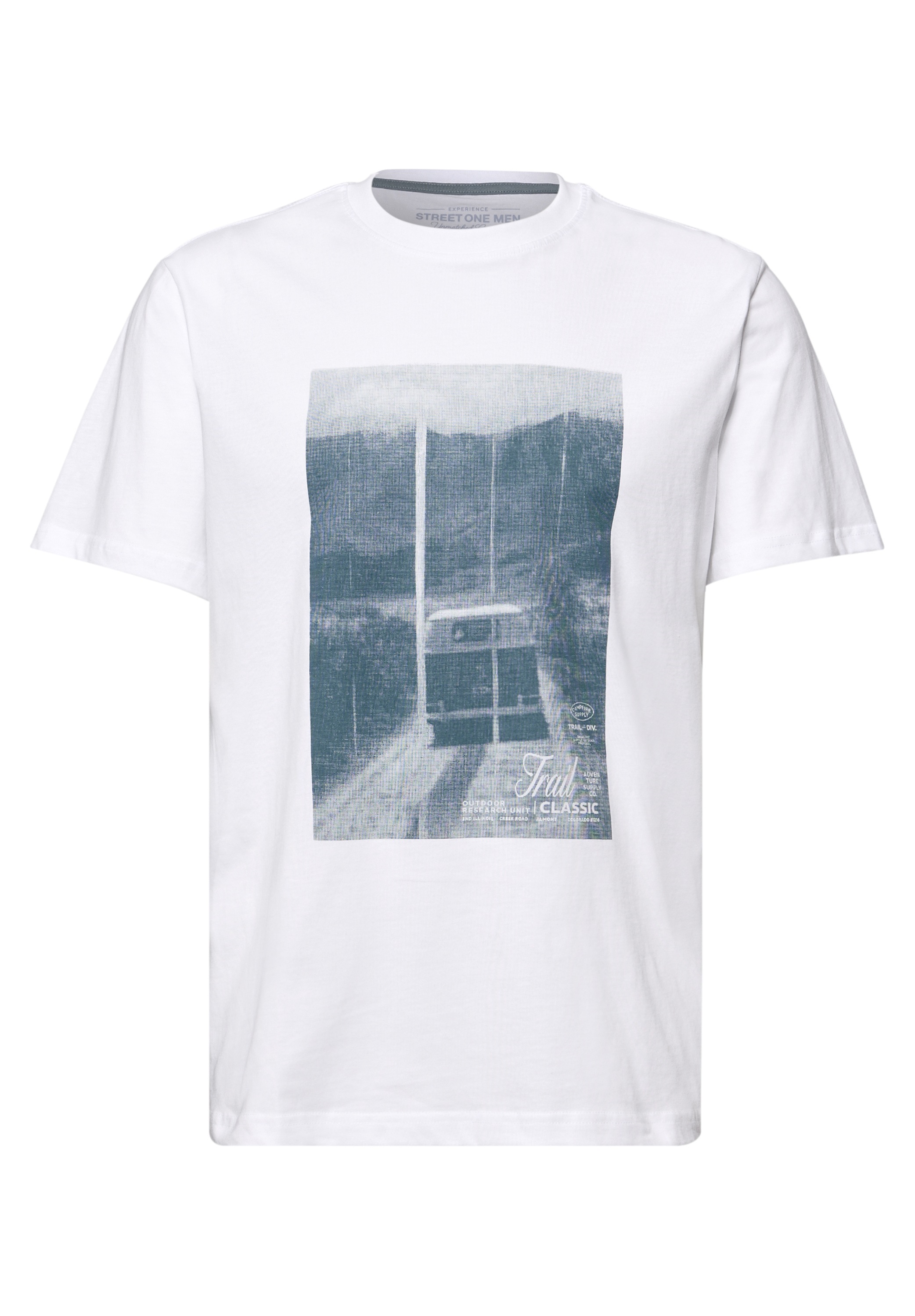 STREET ONE MEN T-Shirt aus reiner Baumwolle