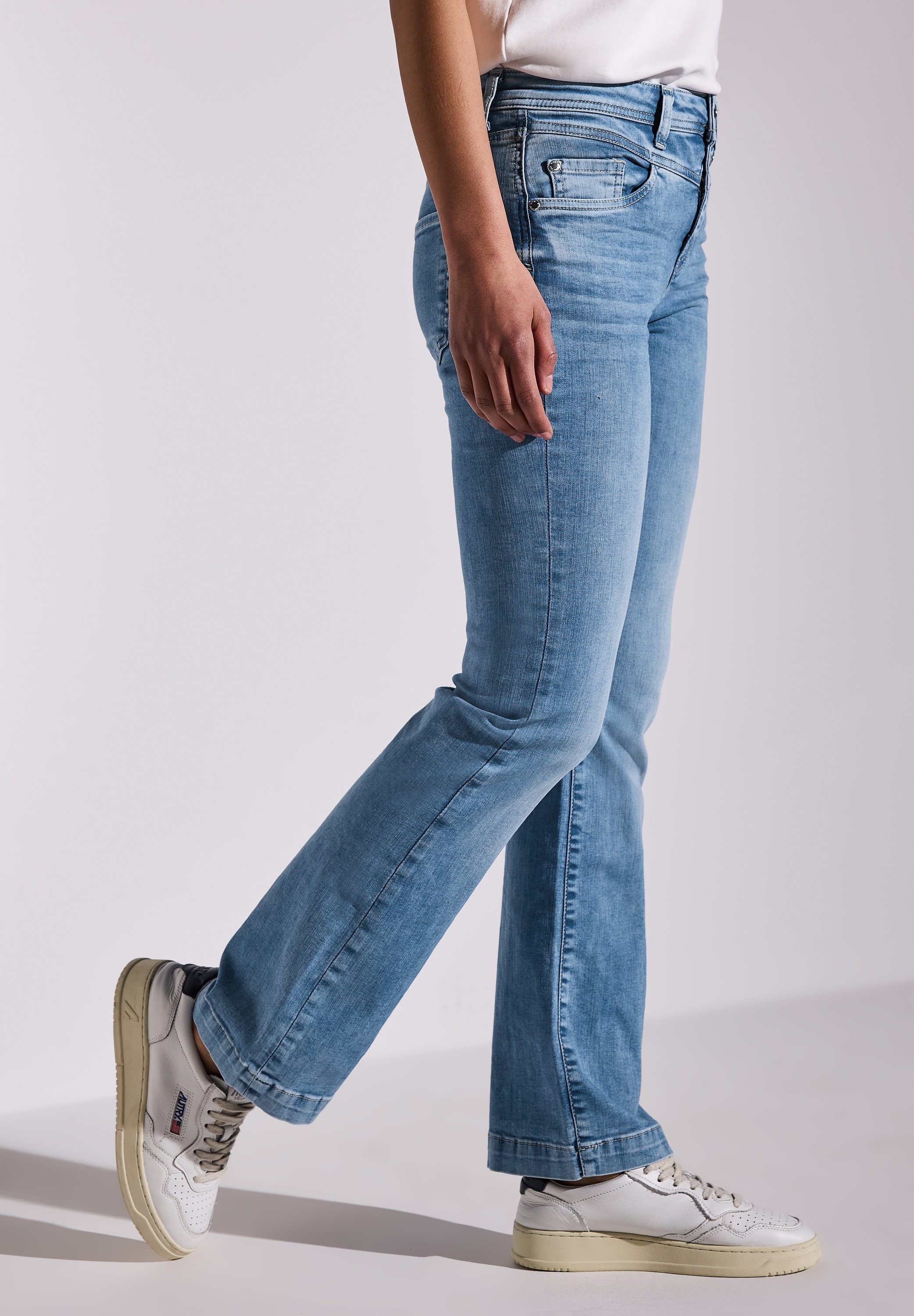 STREET ONE Slim-fit-Jeans, High Waist