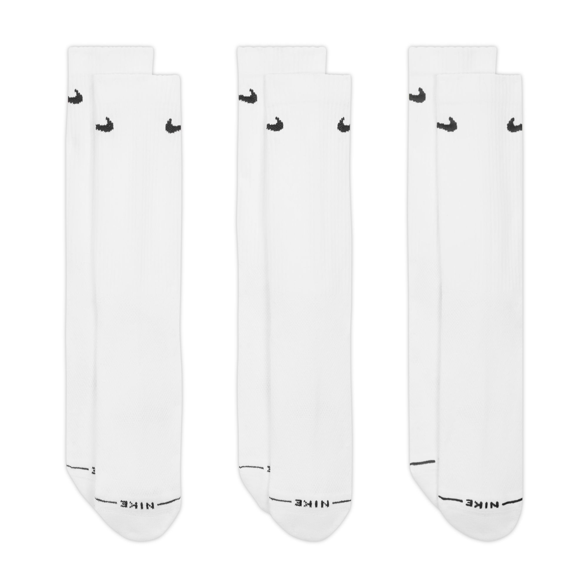 Nike Sportsocken »U NK ED ELVD CRW 3P - 144« für sportliche Aktivitäten, sportlicher Stil, angenehmes Tragegefühl