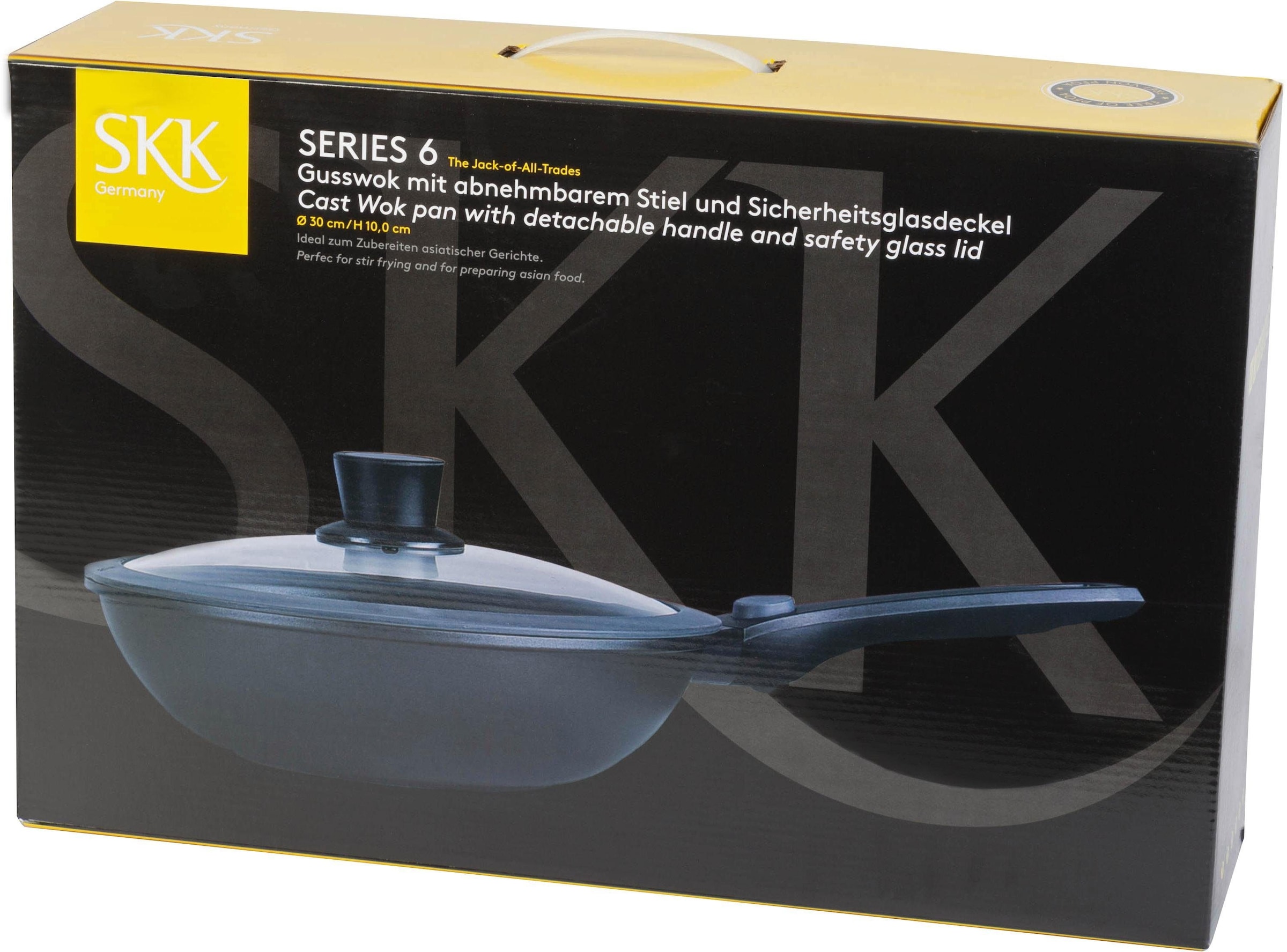 SKK Wok »Serie 6«, Aluminiumguss, (1 tlg.), Induktion, abnehmbarer Griff  bestellen | BAUR