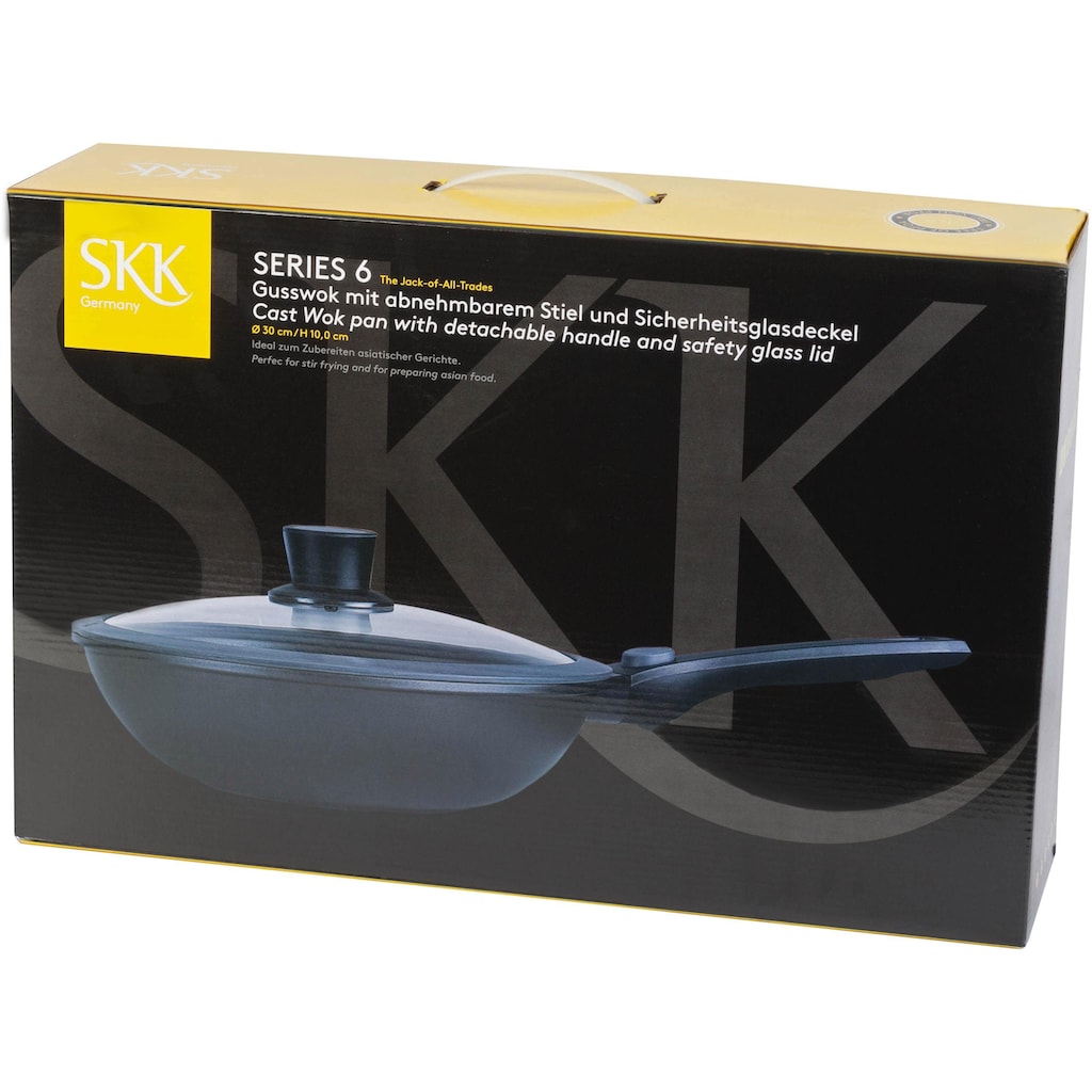 SKK Wok »Serie 6«, Aluminiumguss, (1 tlg.)