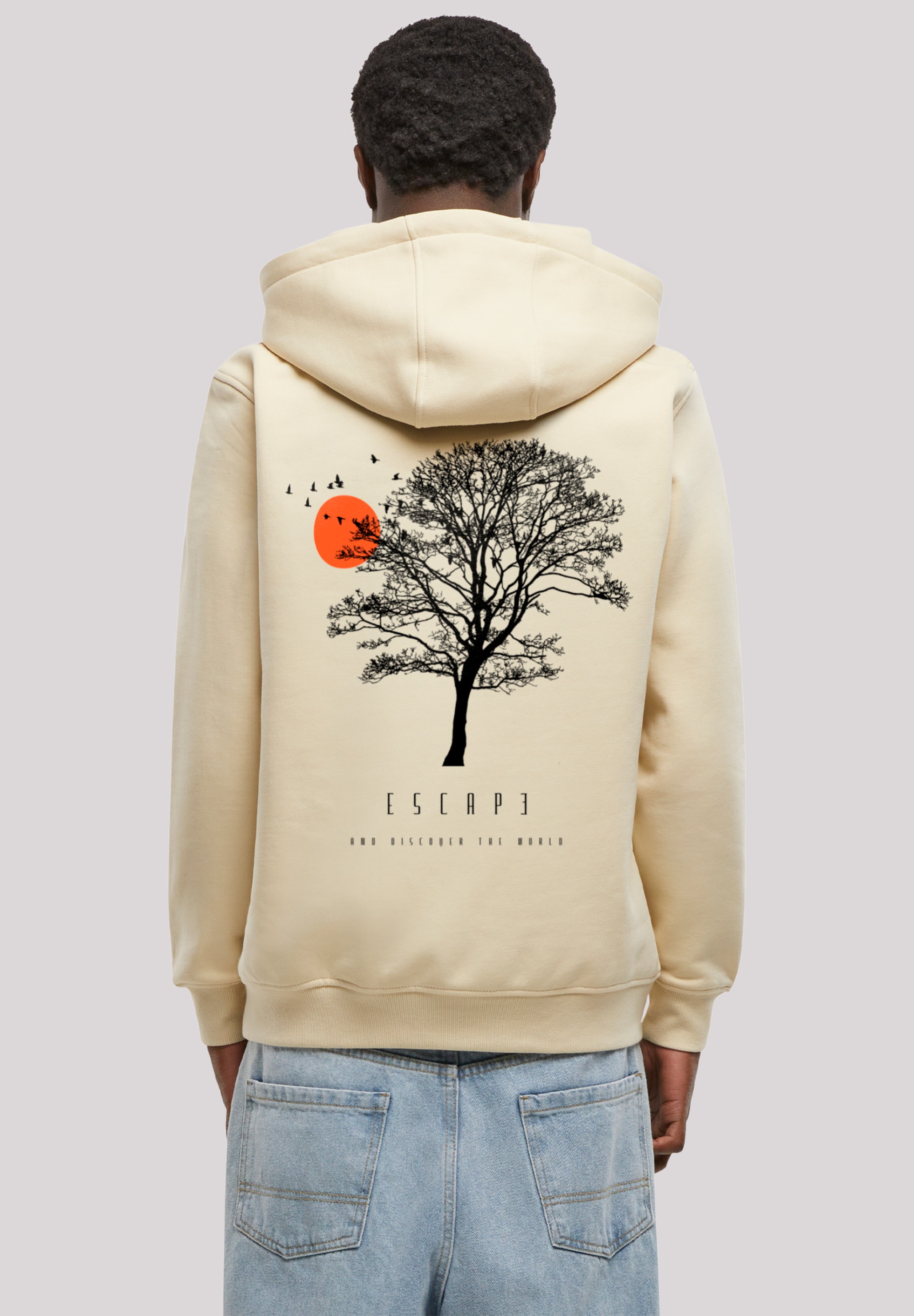 F4NT4STIC Kapuzenpullover "Escape Discover the World Tree Birds" Premium Qu günstig online kaufen