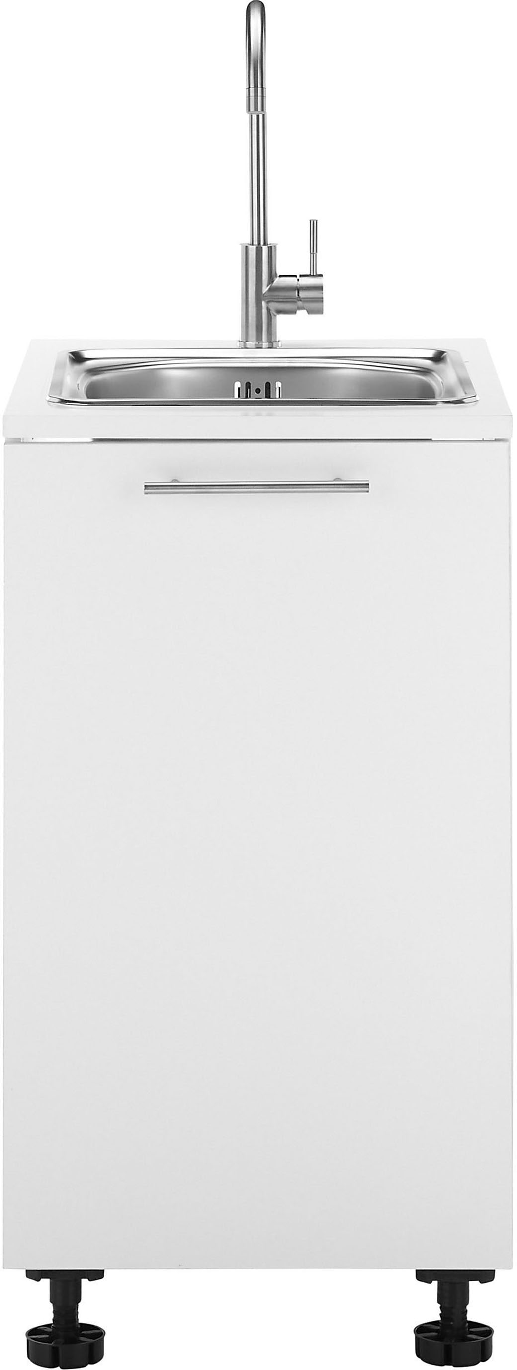 Laundreezy Spülenschrank »Laundreezy, Spülenschrank BxHxT 50x92x68 cm« 1 Stk. tlg. Breite 50cm, Tür L/R montierbar, Softclose, höhenverstellbare Füße