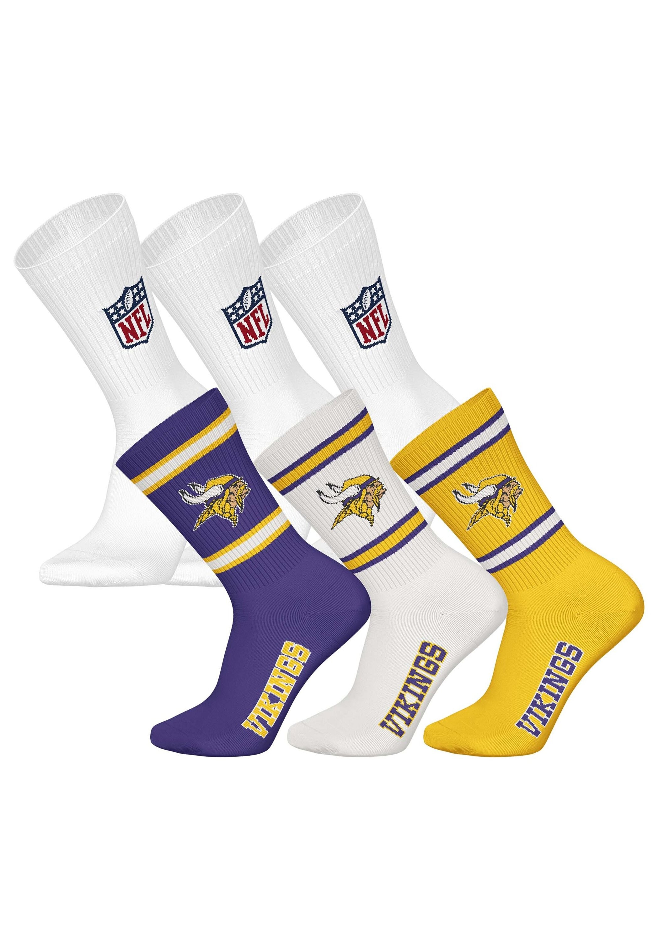 NFL Kurzsocken "Socken NFL 6Pack Crew Socks 6er Pack" günstig online kaufen