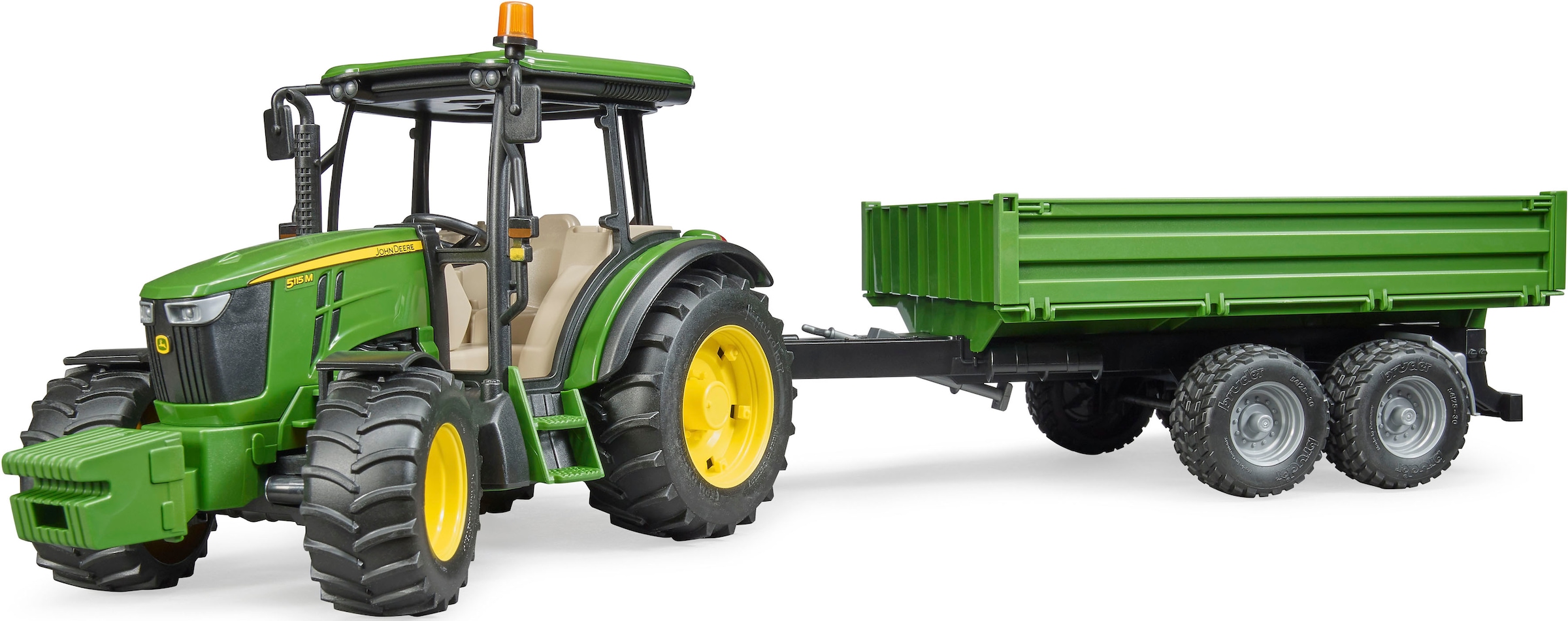 Bruder® Spielzeug-Traktor »John Deere 5115M mit Bordwandanhänger«, Made in  Germany