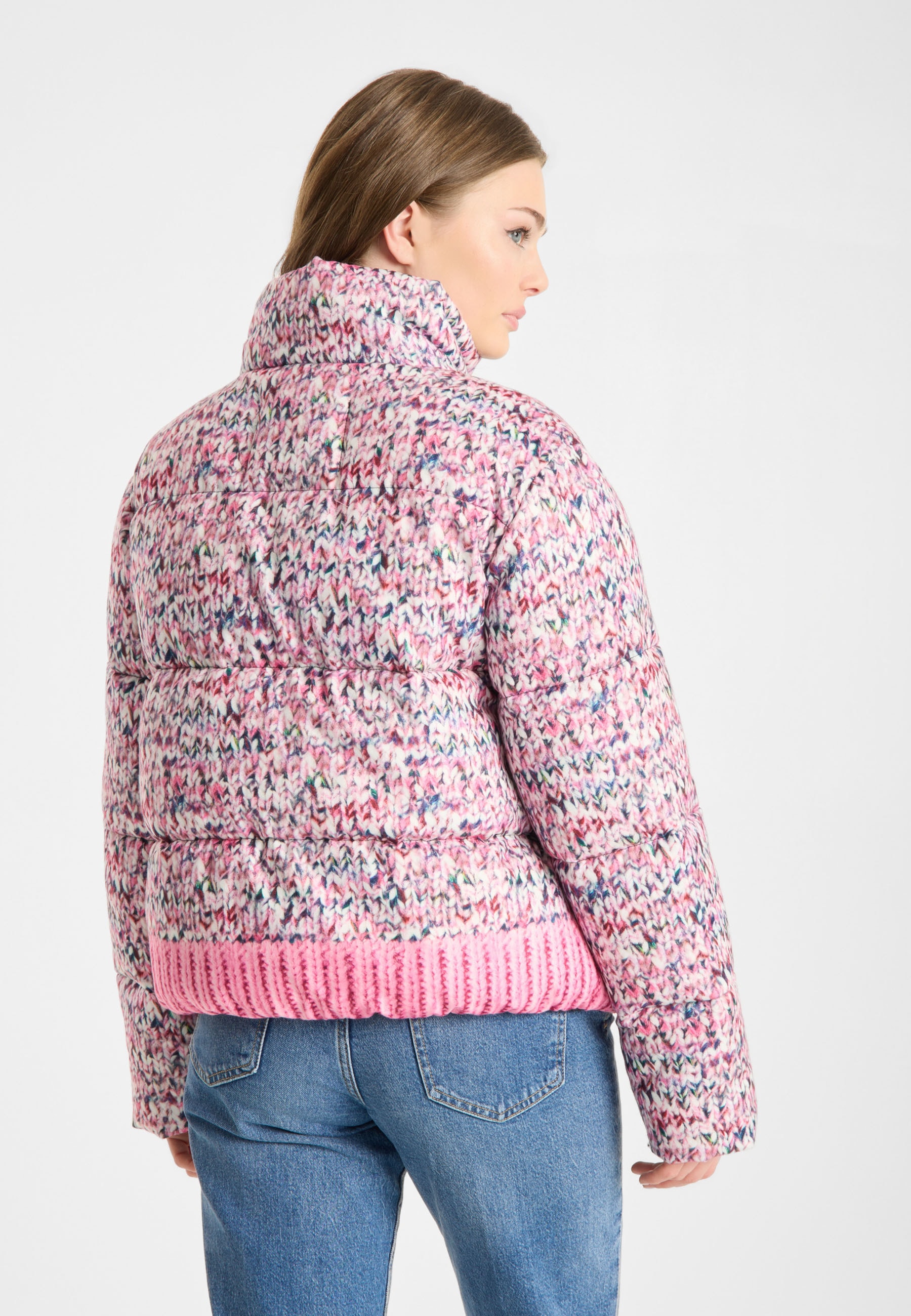 Frieda & Freddies Winterjacke »Frieda & Freddies Steppjacke in Strickoptik«