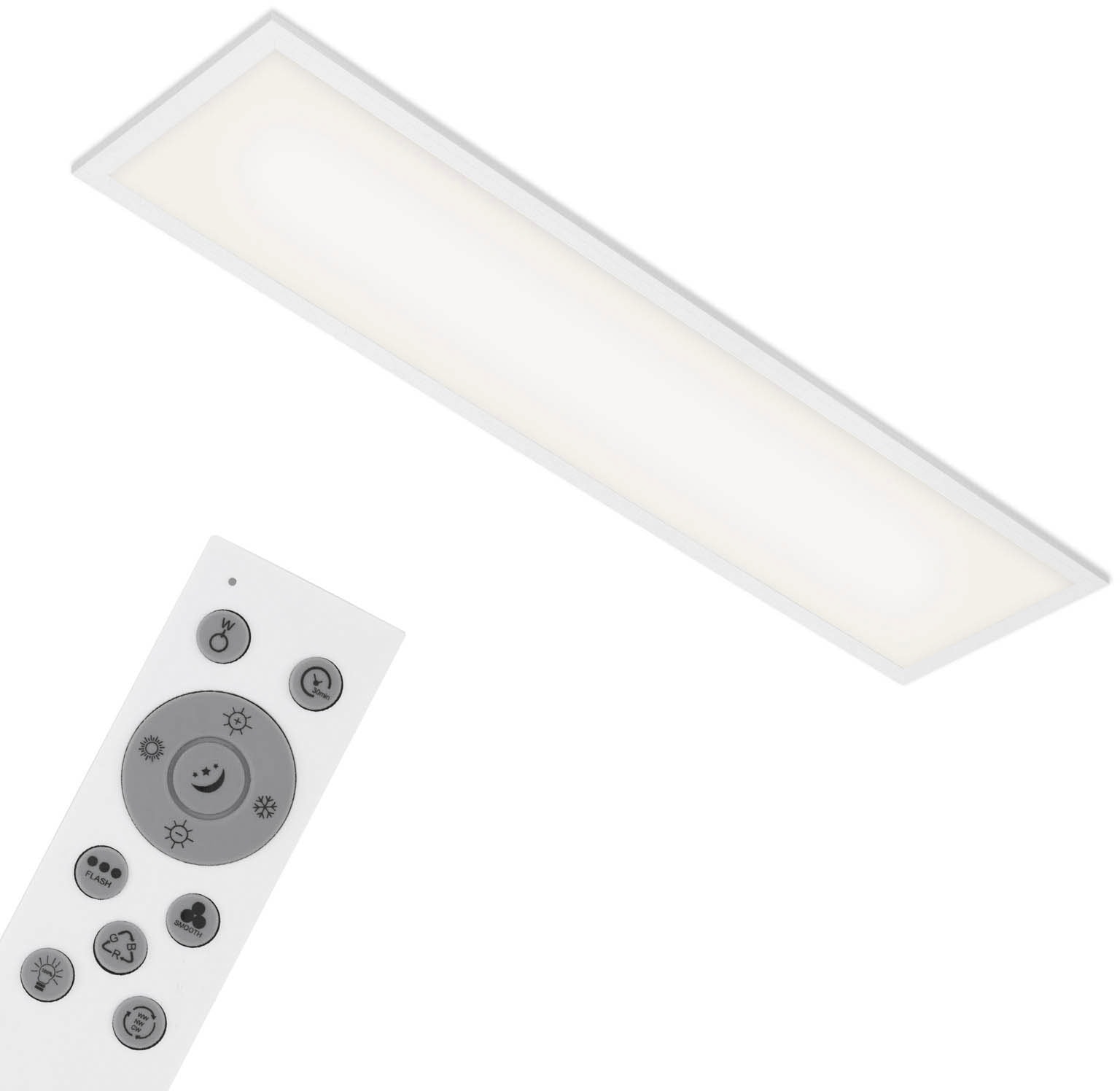 Deckenleuchte »Deckenleuchte LINK COLOUR«, Smarte Deckenlampe, 100x25x6,5cm, Weiß,...