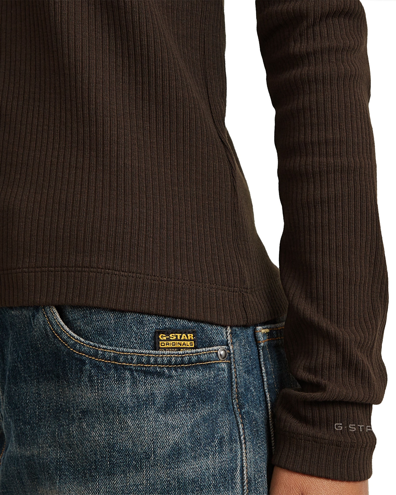 G-STAR T-Shirt »2 Way Slim Rib T-Shirt«