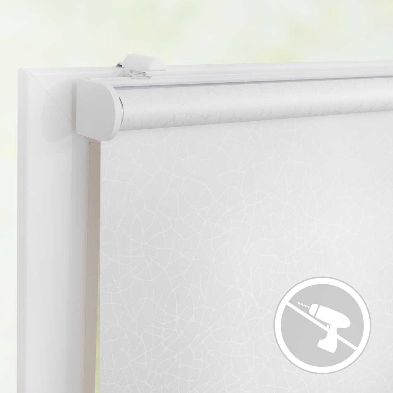 LICHTBLICK ORIGINAL Rollo »Klemmfix, ohne Bohren«, blickdicht, Blendschutz-Sichtschutz, mit Bohren/ohne Bohren, freihängend, Steuerbar mit Bluetooth-App, integrierter Elektromotor und Akku