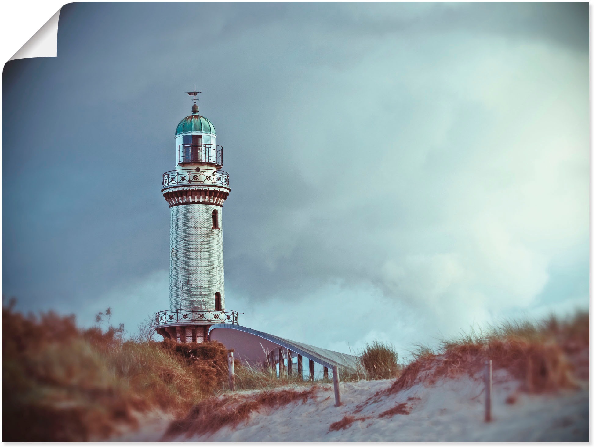 Artland Paveikslas »Der Warnemünder Leuchtturm...