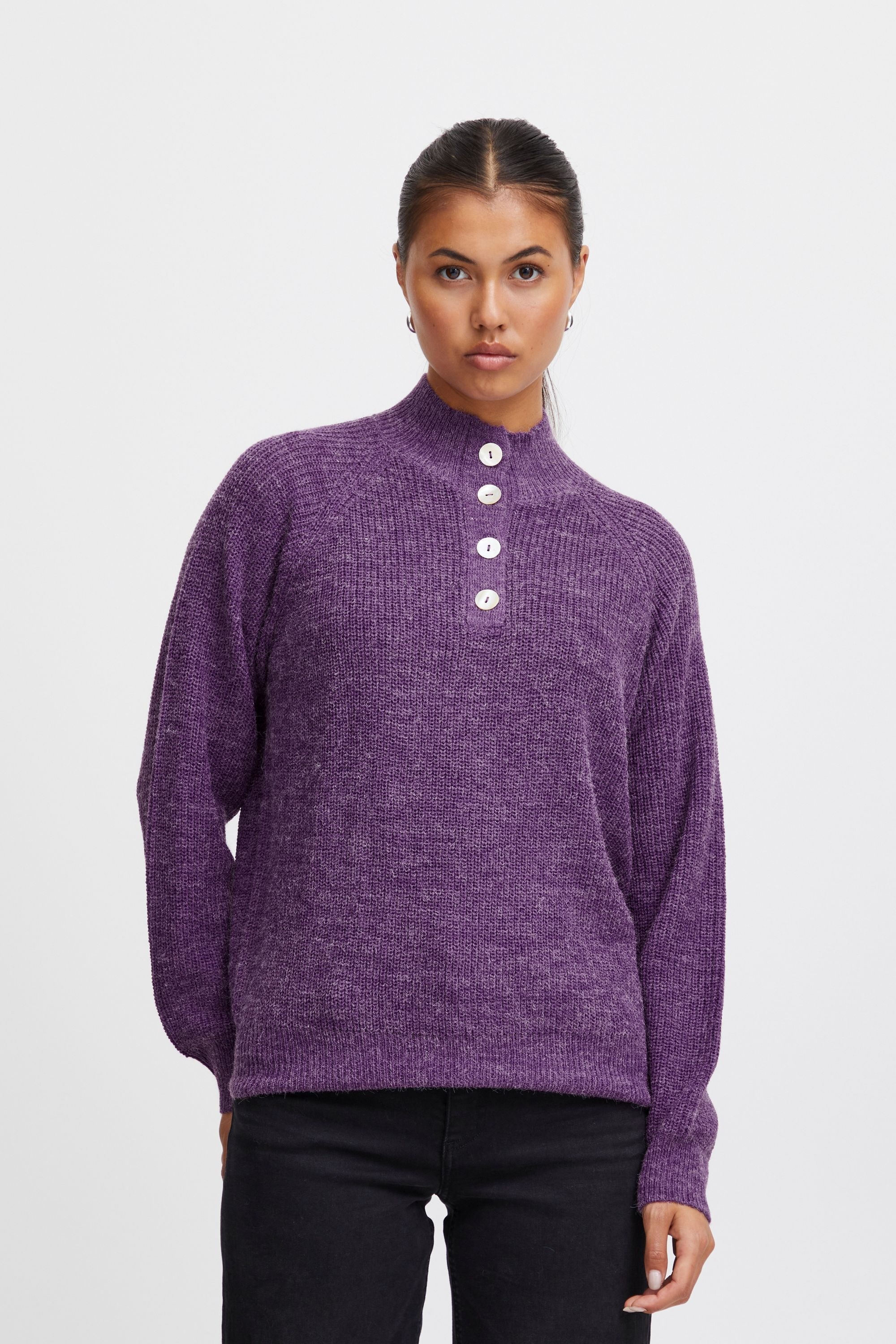 Ichi Strickfleece-Pullover »Strickpullover IHNovo«