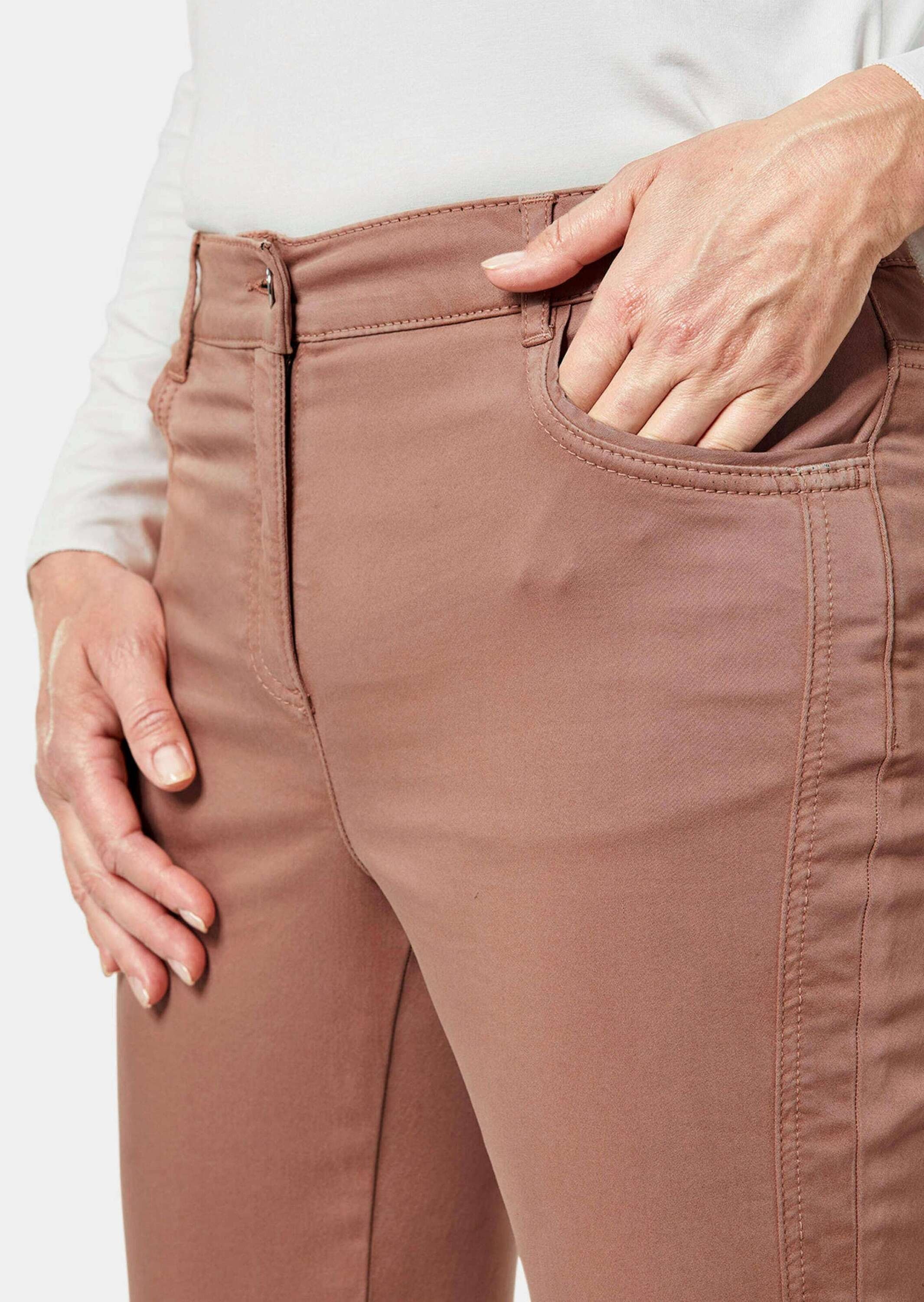 GOLDNER 2-in-1-Hose »Hose Carla Hose Carla in jeanstypischer Form und trendstarker Farbe«
