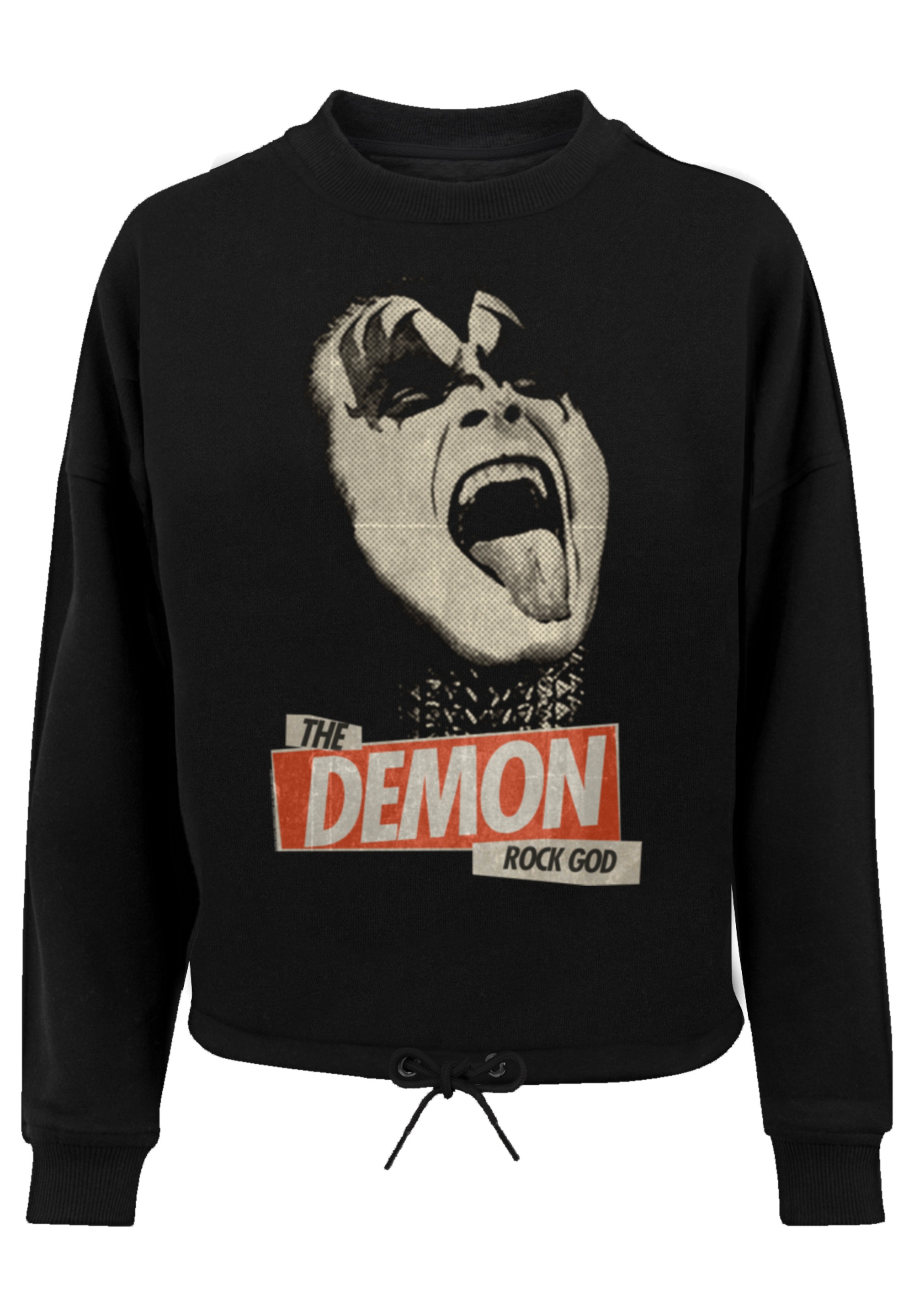F4NT4STIC Sweatshirt »Kiss Demon Rock«, Premium Qualität