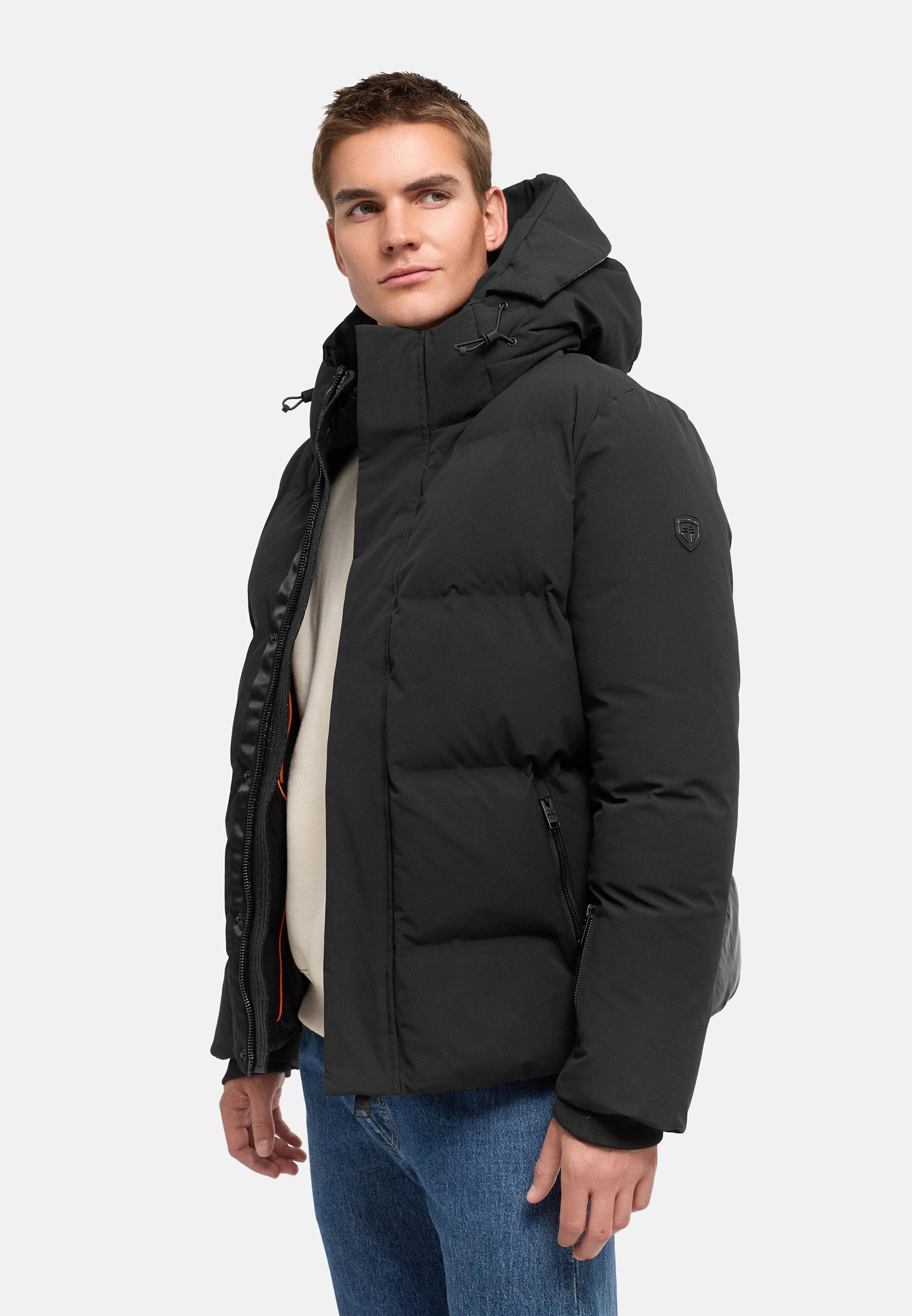Stone Harbour Outdoorjacke »Nerioo XX« mit Kapuze Winterjacke im Stepp-Materialmix mit Kapuze, winddicht