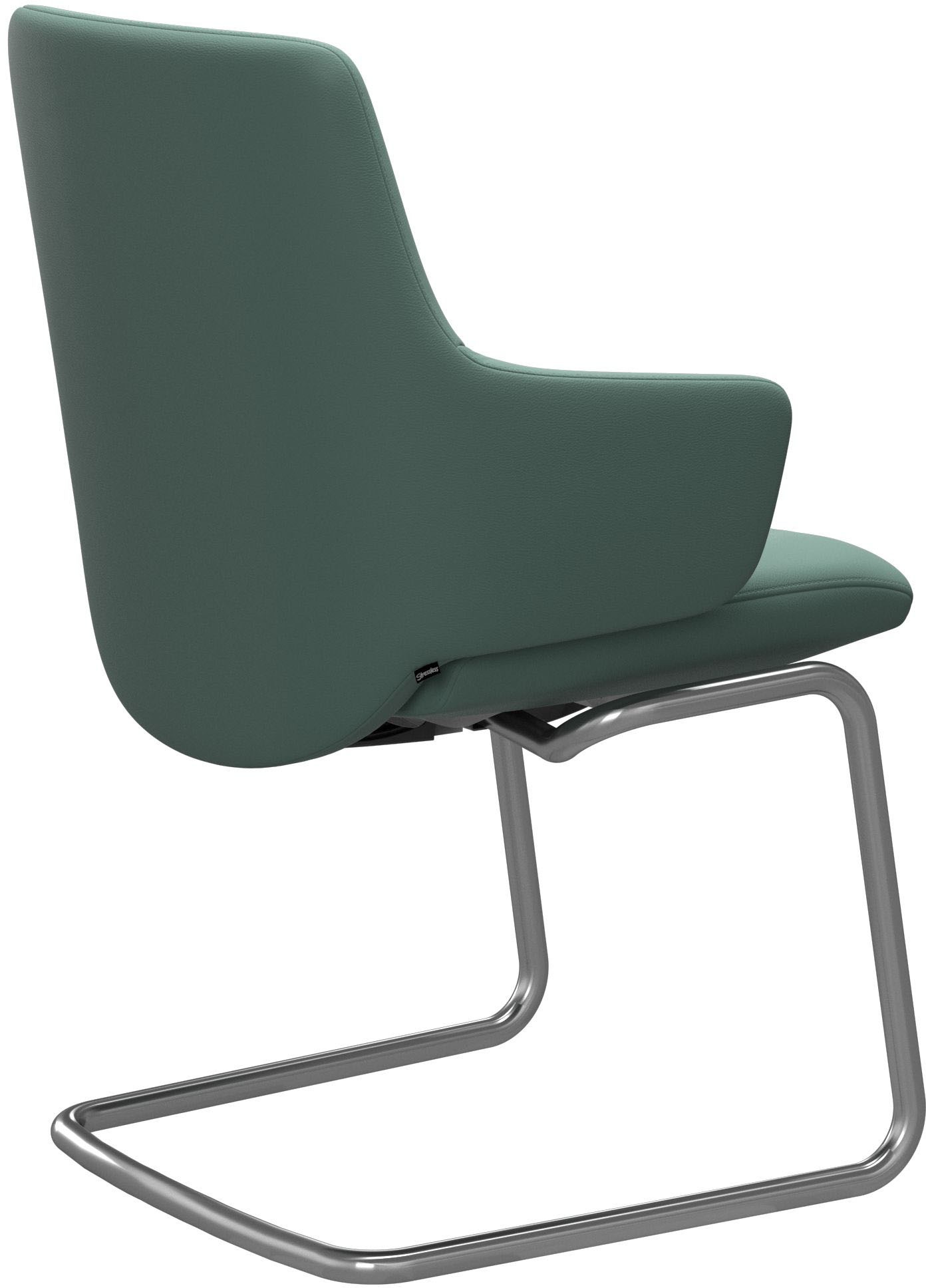 Stressless® Polsterstuhl »Laurel«, Leder PALOMA, Low Back mit Armlehne, Größe L, mit Beinen aus Stahl in Schwarz matt