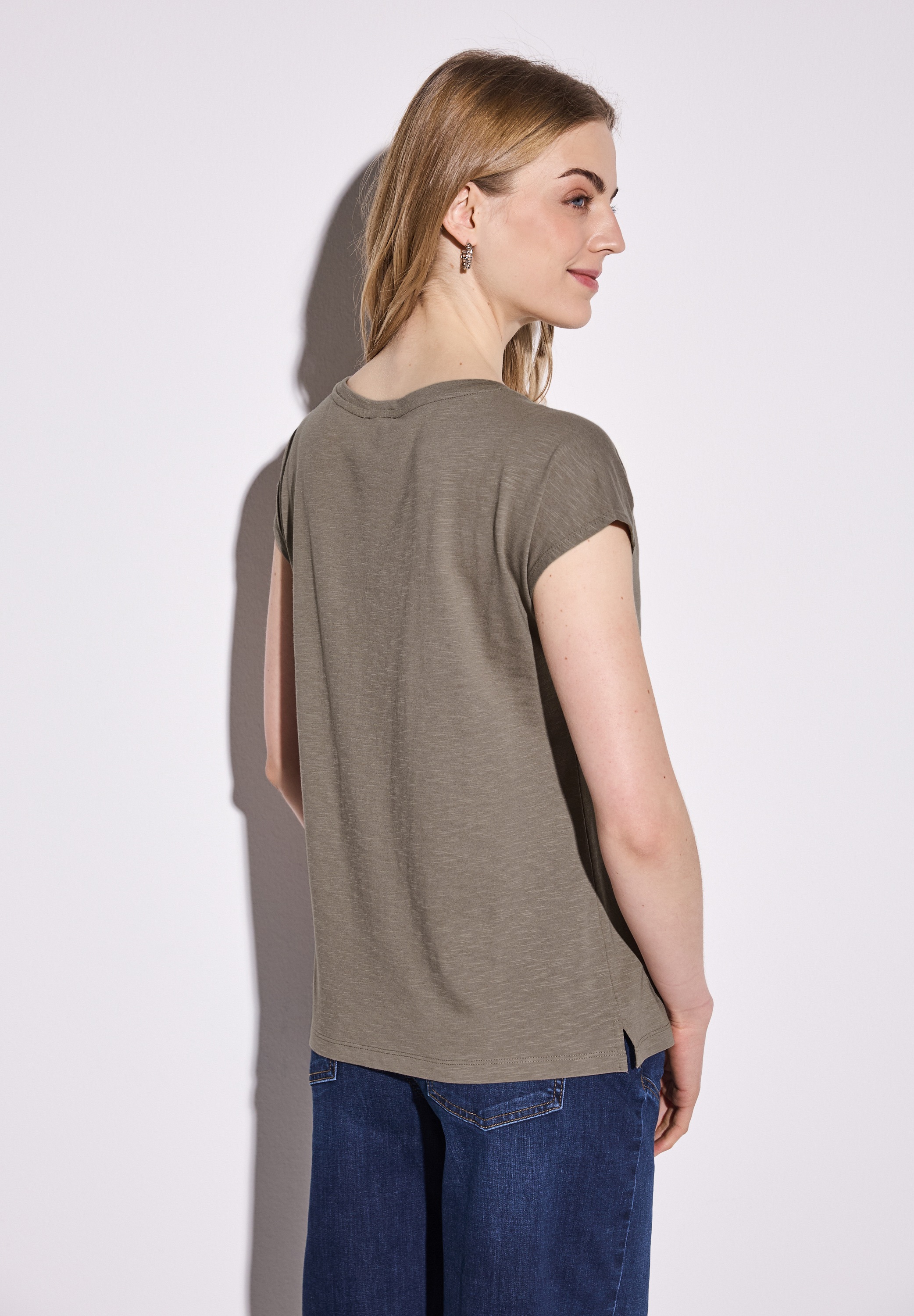 STREET ONE mit Raffung an der Schulter