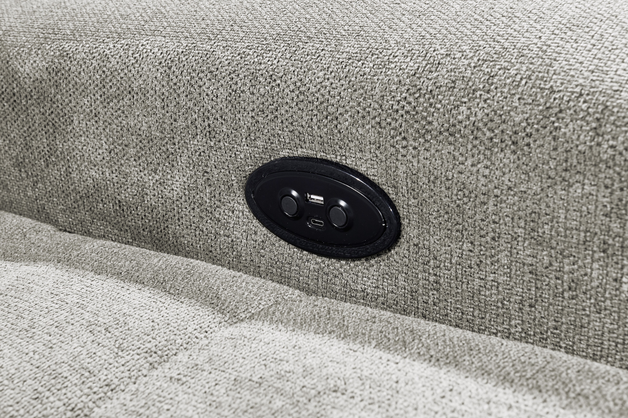 ED EXCITING DESIGN Ecksofa »Rockdale L-Form mit Bettfunktion, Bettkasten«, Kopfteilverstellung, Sitztiefenverstellung & USB-Port