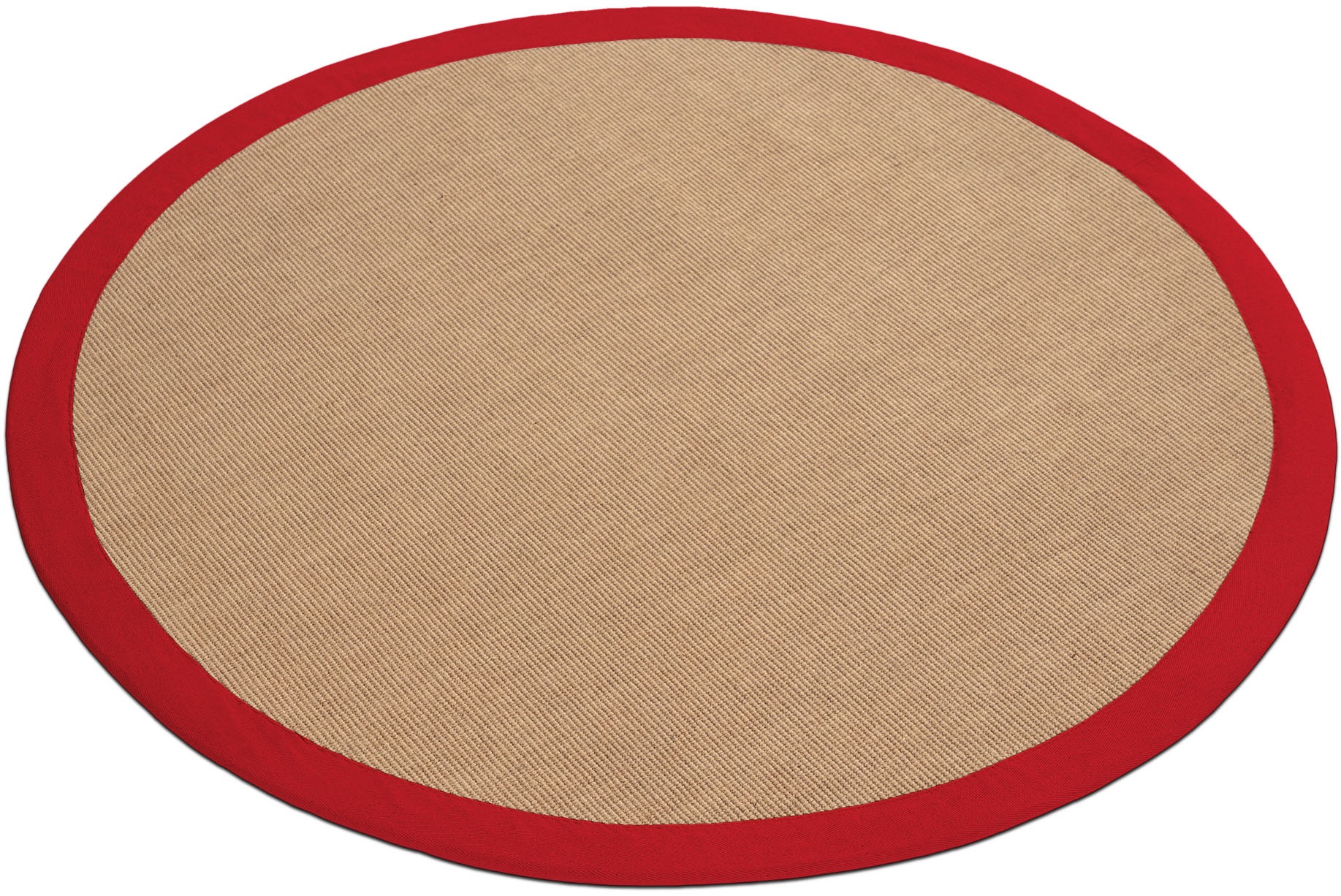 Carpetfine Sisal Rug Red 120cm 2