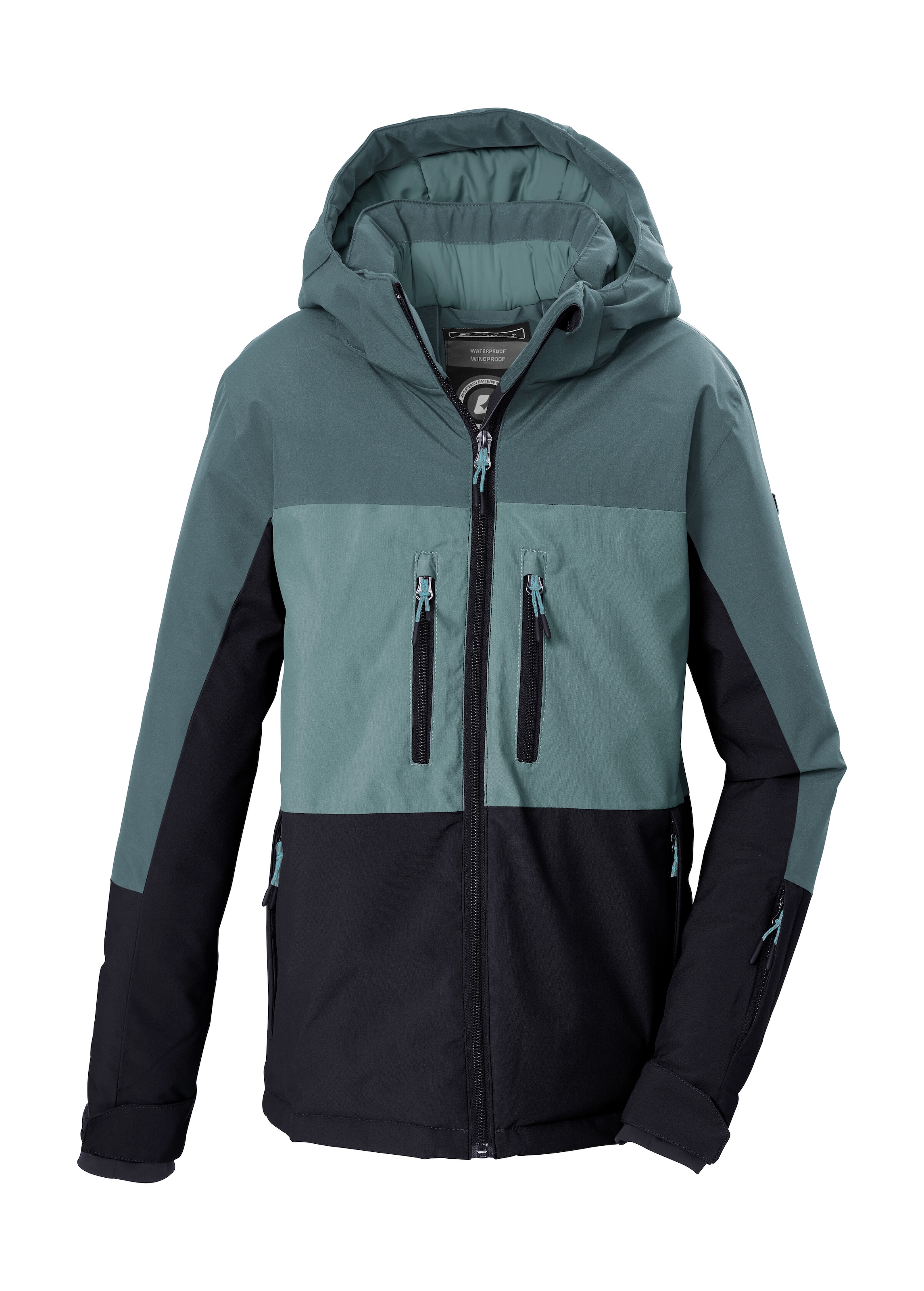 Killtec Funktionsjacke "KOW 174 BYS JCKT" Killtec Kids Jacke: Wasserdicht, reflektierend, abnehmbare Kapuze