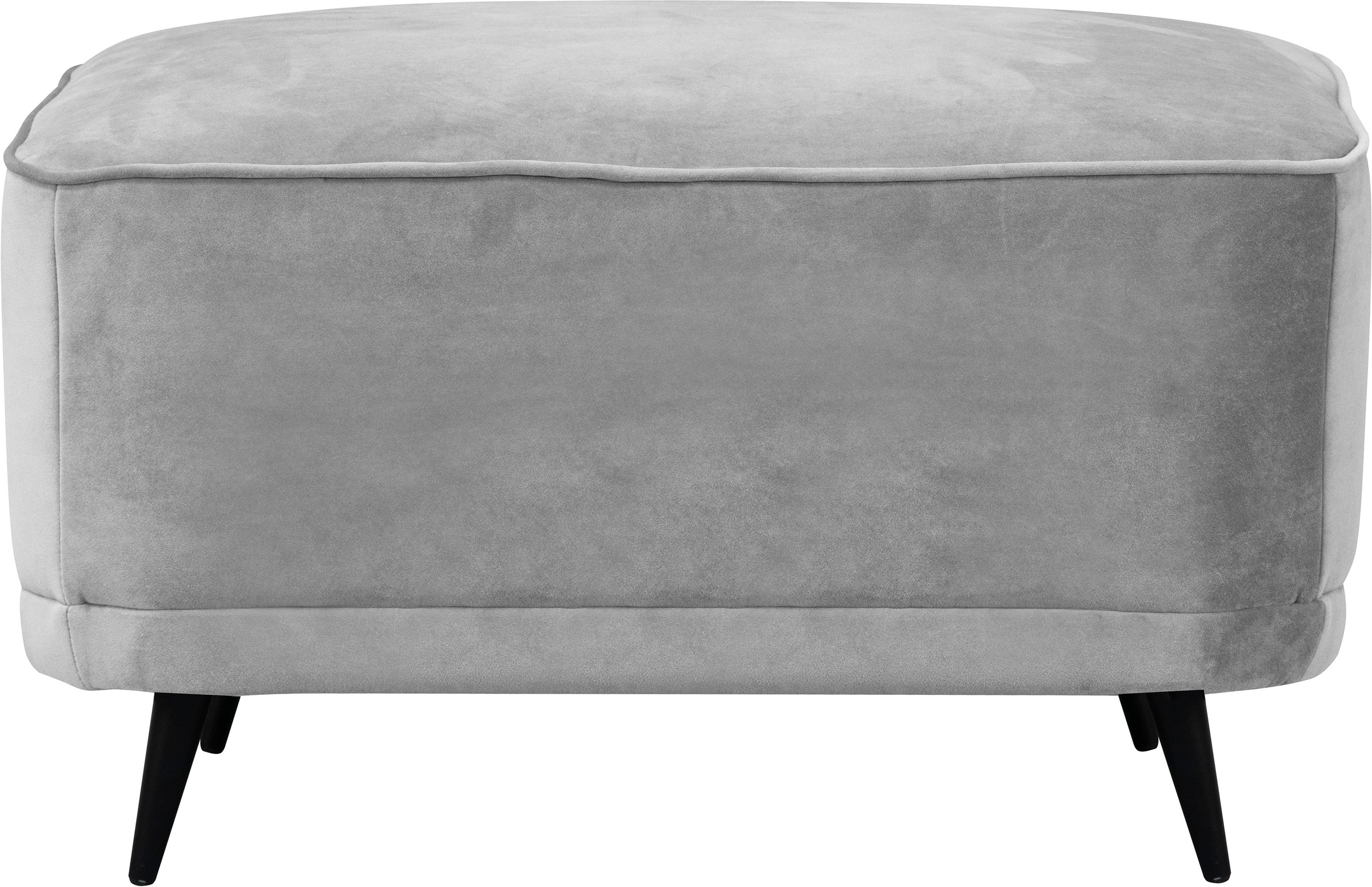 Home affaire Polsterhocker "Ashly" in 3 Bezugsvarianten, Bouclé, Samtoptik günstig online kaufen