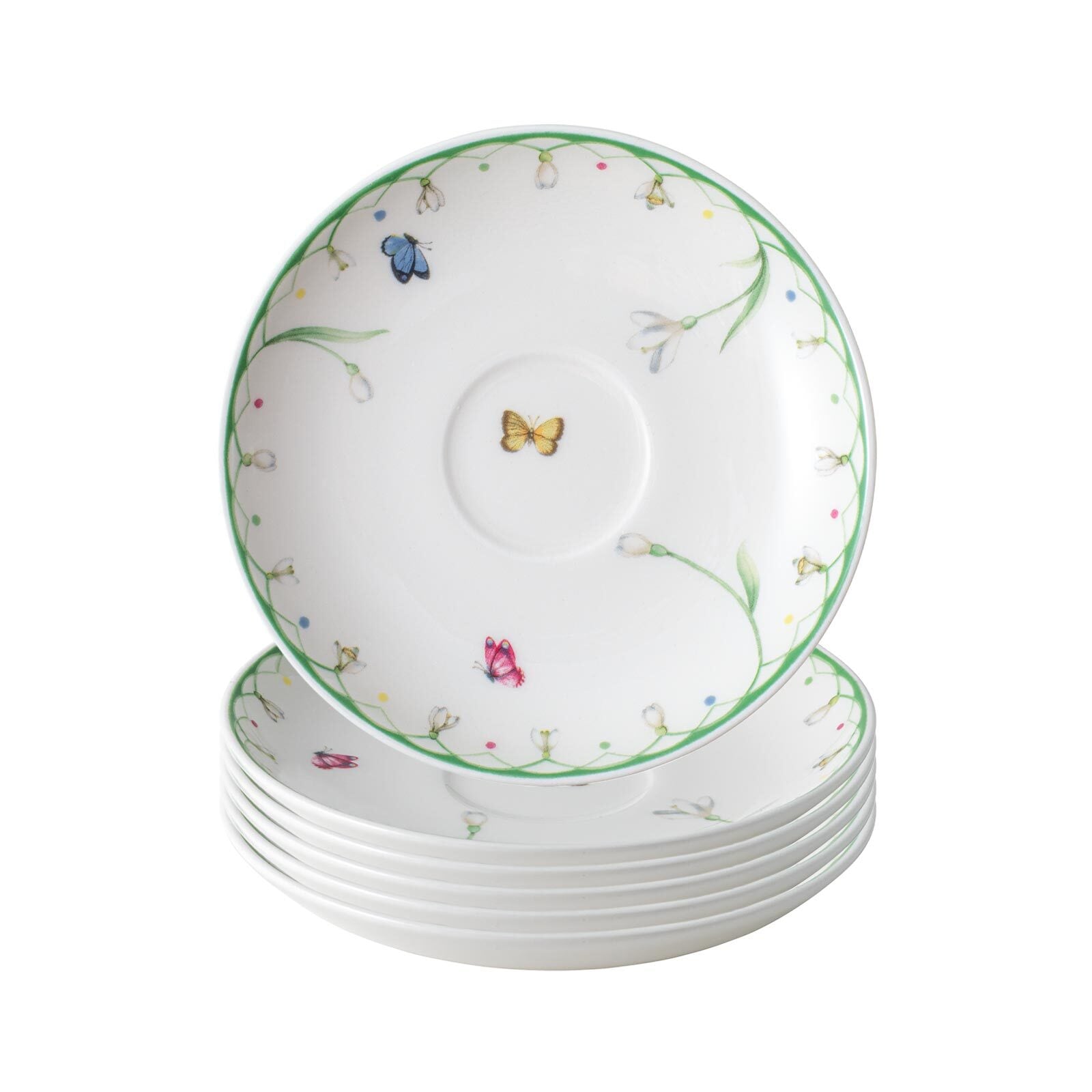 Villeroy & Boch Untertasse "Mokka- / Espressountertassen Colourful Spring ø 11,7 cm 6er Set bunt"