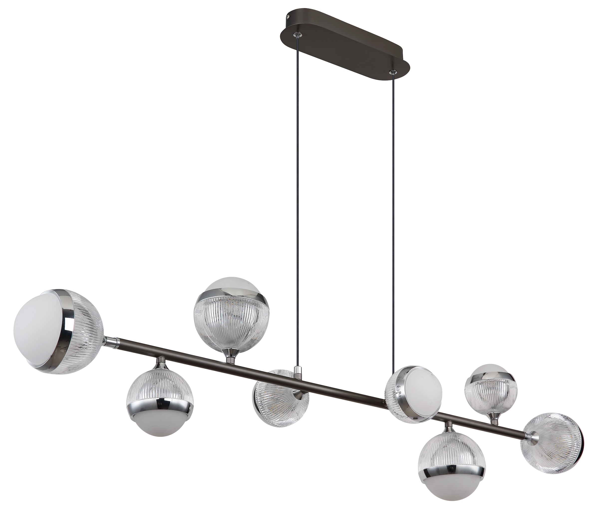 GLOBO LIGHTING LED Pendelleuchte »UNTSY«, Leuchtmittel LED-Modul | LED fest integriert, Hängelampe/Hängeleuchte/Wohnzimmer/Esstisch/elegant