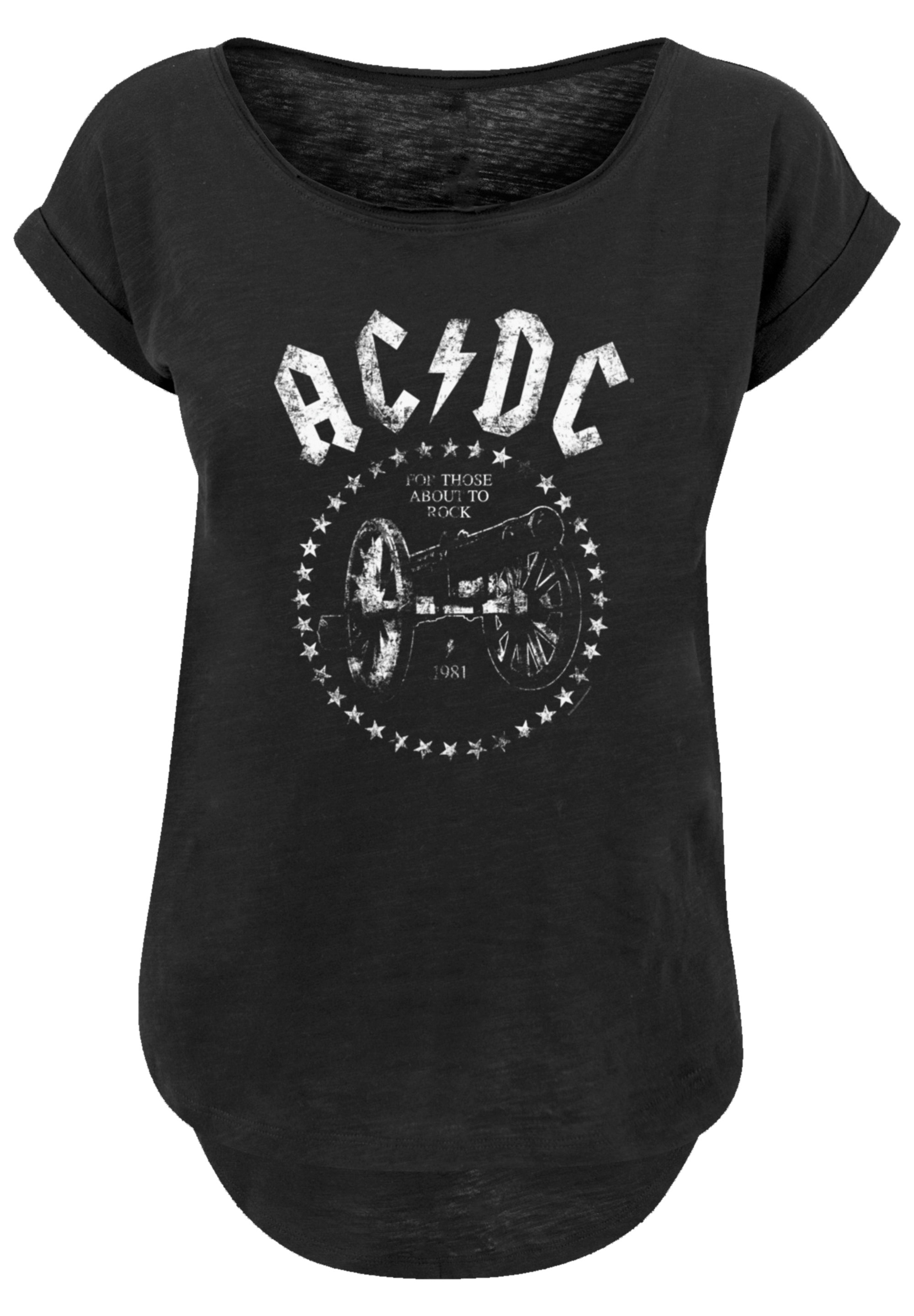 F4NT4STIC T-Shirt "ACDC We Salute You Cannon", Premium Qualität günstig online kaufen