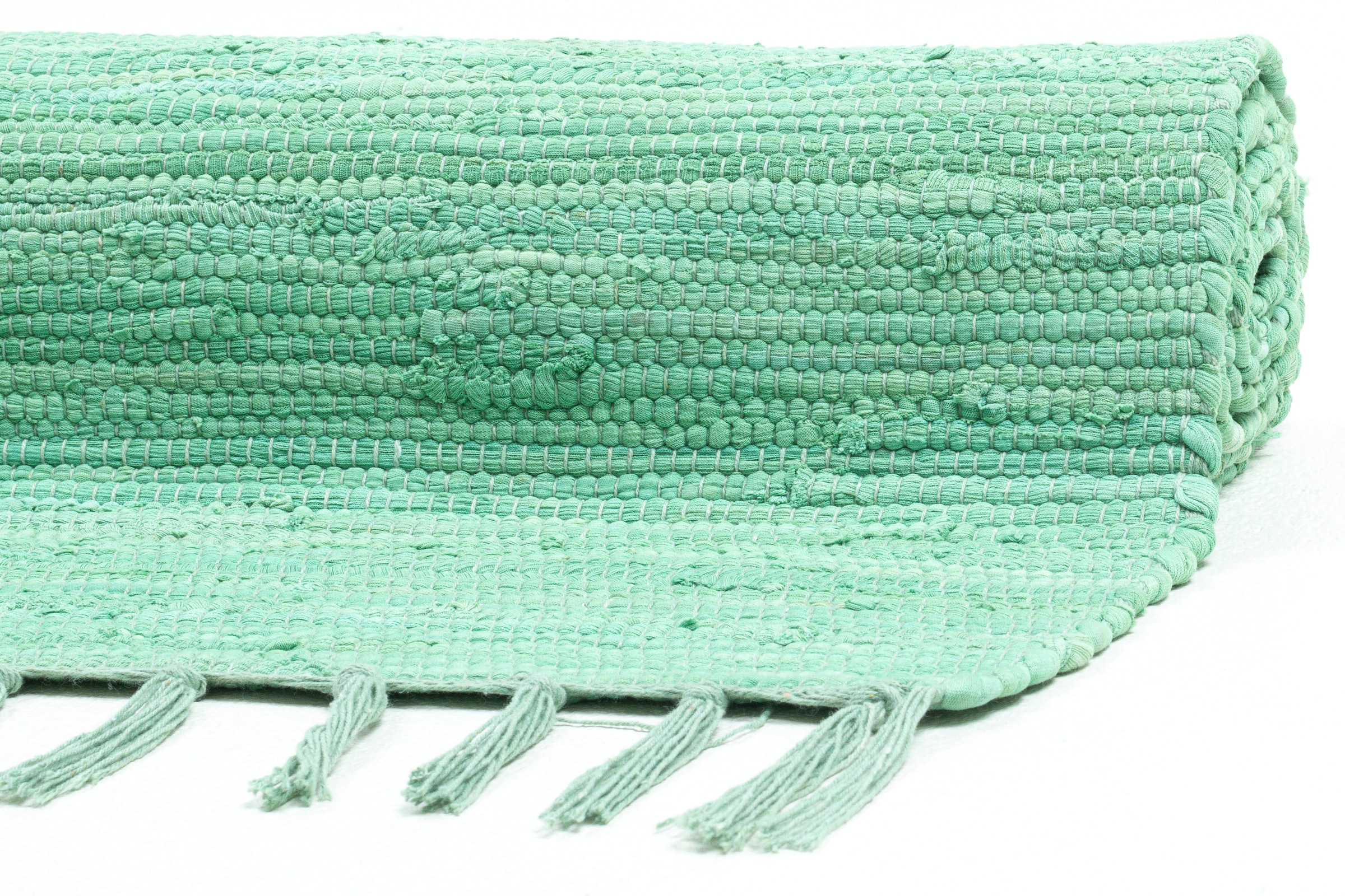 my home Kinderteppich »Insa Fleckerl«, rechteckig, 5 mm Höhe, Uni Farben, pastell, handgewebt, pflegeleicht, waschbar, Kinderzimmer