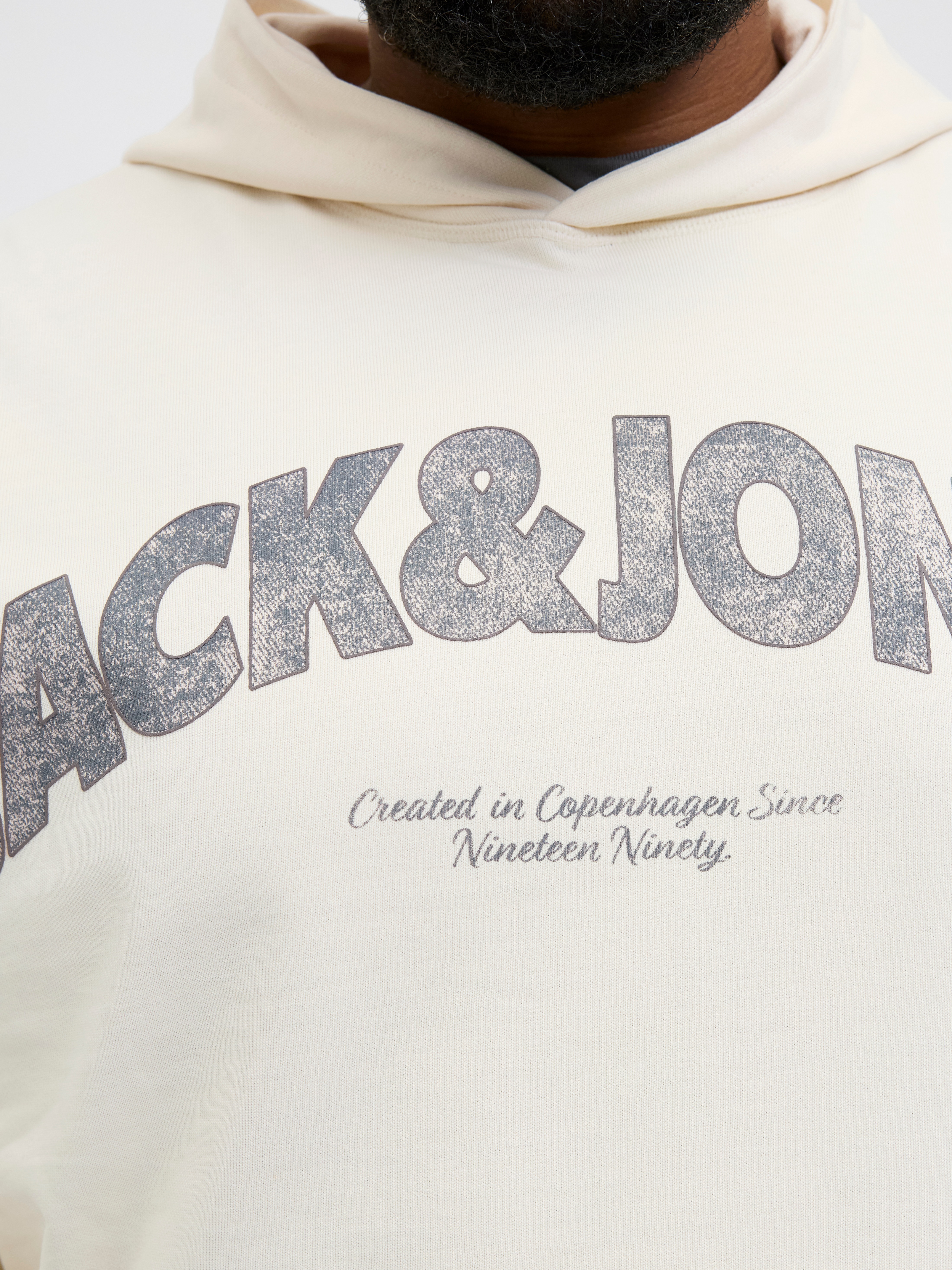 Thumbnail - Jack & Jones PlusSize Kapuzensweatshirt "JORALMERIA SWEAT HOOD PLS", mit Logo Print