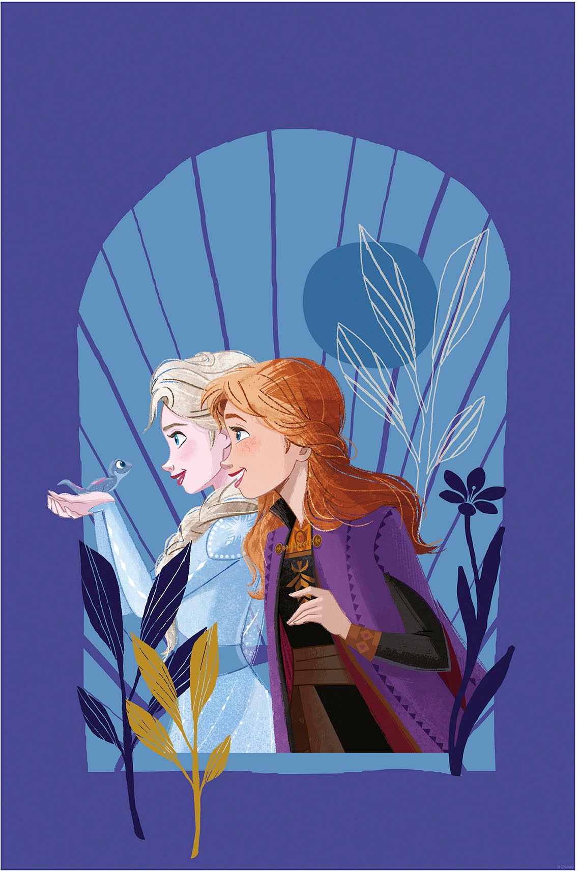 Komar Wandbild »Frozen Mockingbird«, Disney, (Set, 1 St.), 50 x 70 cm (Breite x Höhe) - Kinderzimmer, Dekoration
