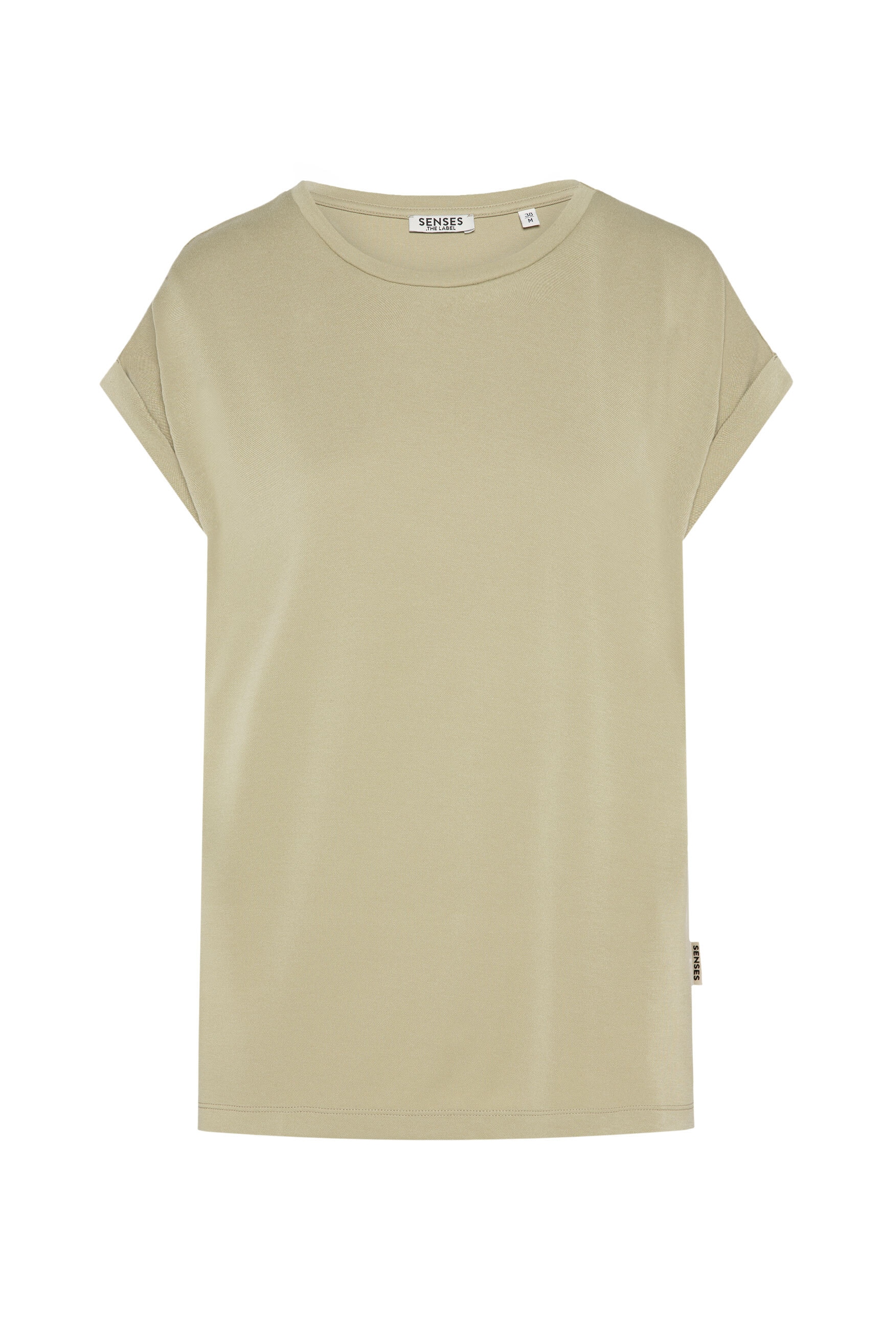 SENSES.THE LABEL Rundhalsshirt mit überschnittenen Schultern