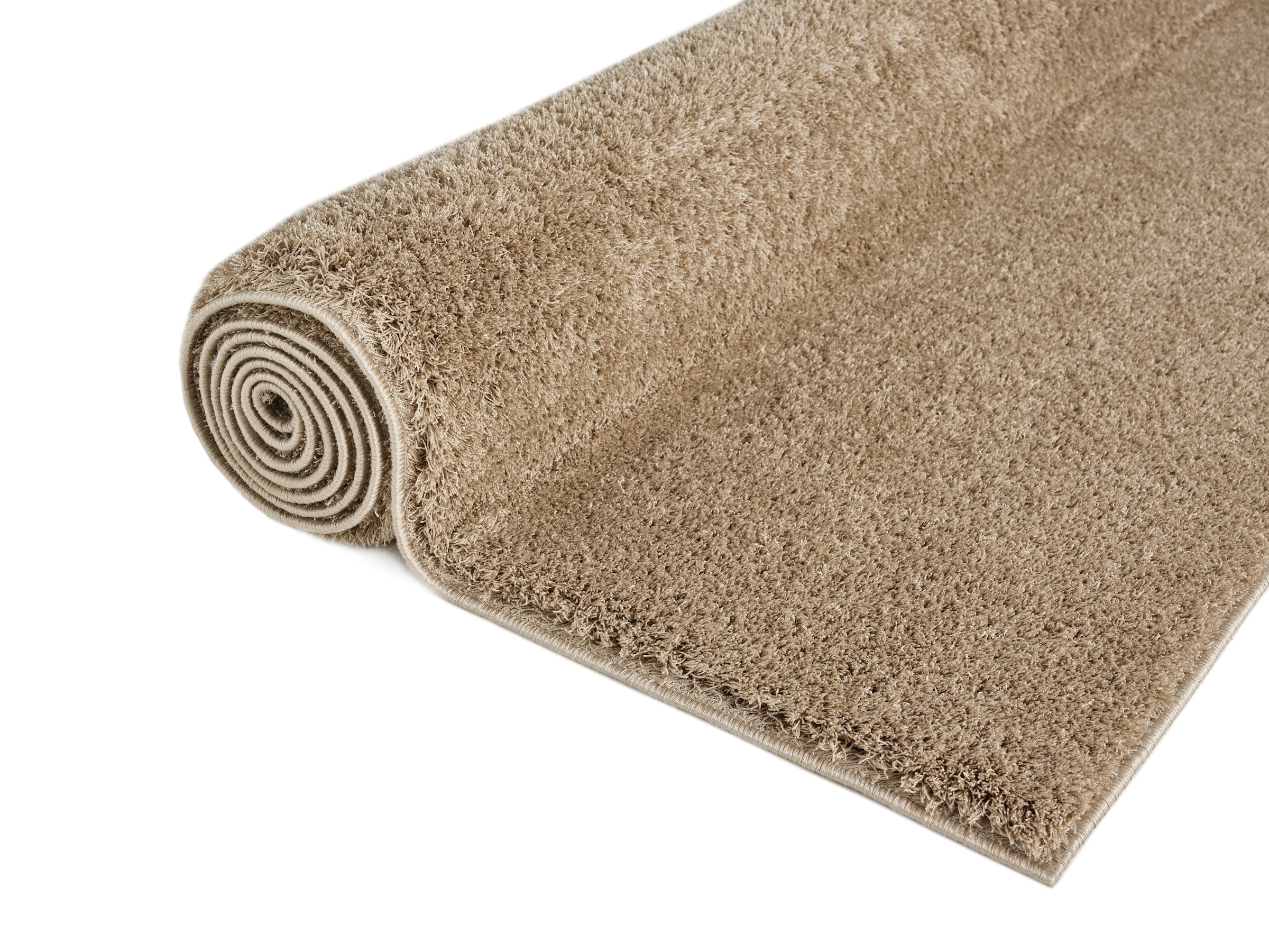 OTTO home Hochflor-Teppich »Lilari«, rechteckig, 30 mm Höhe, Uni Farben, besonders weich und kuschelig, Wohnzimmer, Schlafzimmer