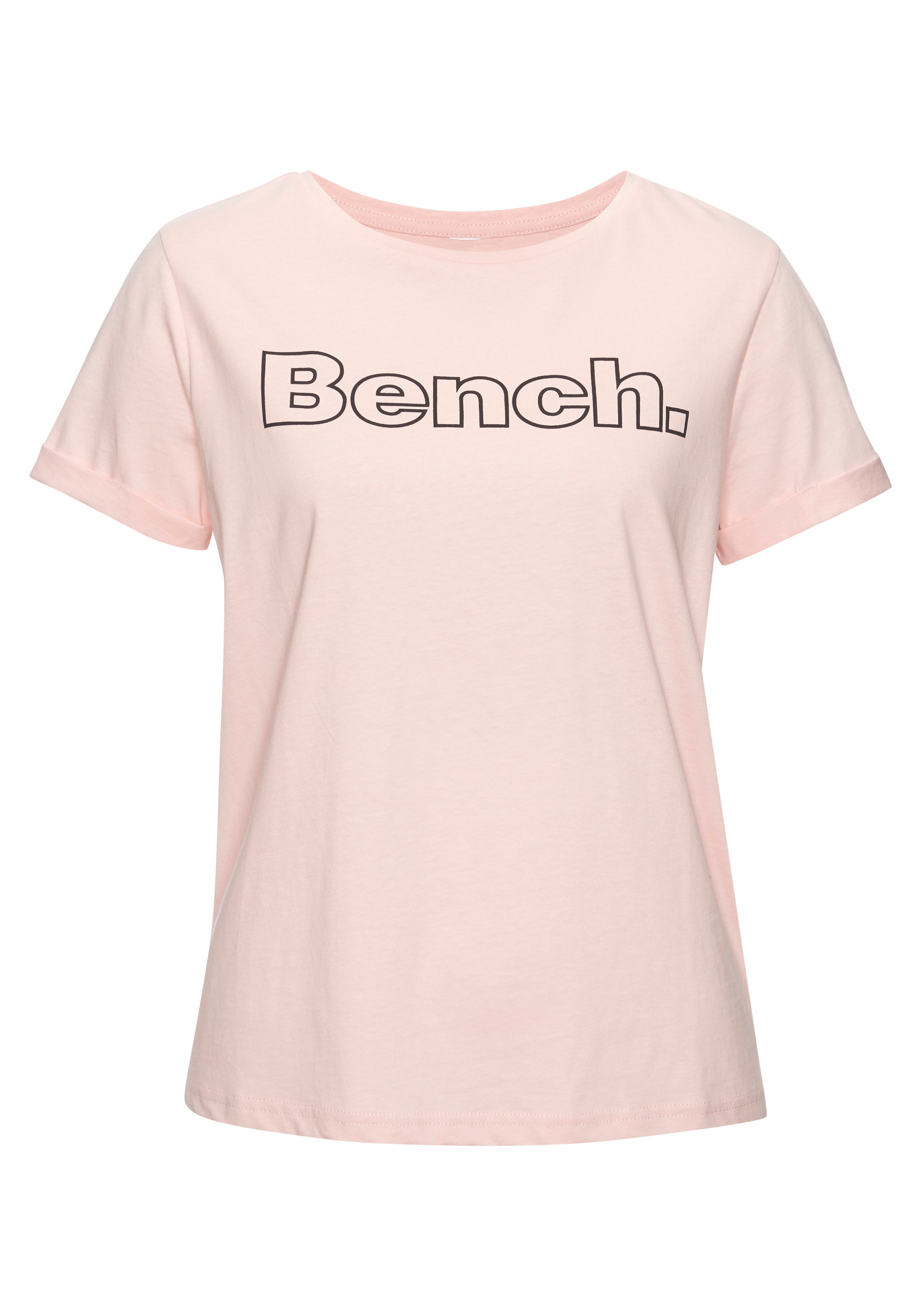 Bench. Loungewear T-Shirt, (Packung, 2 tlg.), mit Logodruck